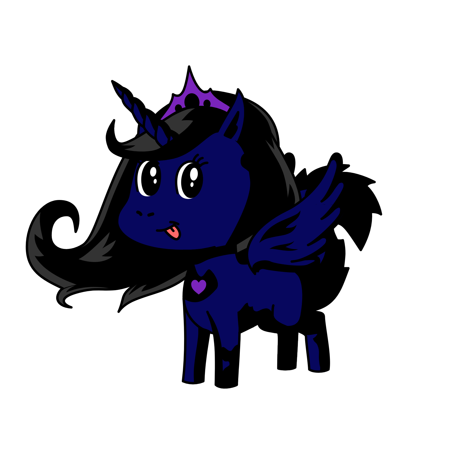 Midnight, the unicorn