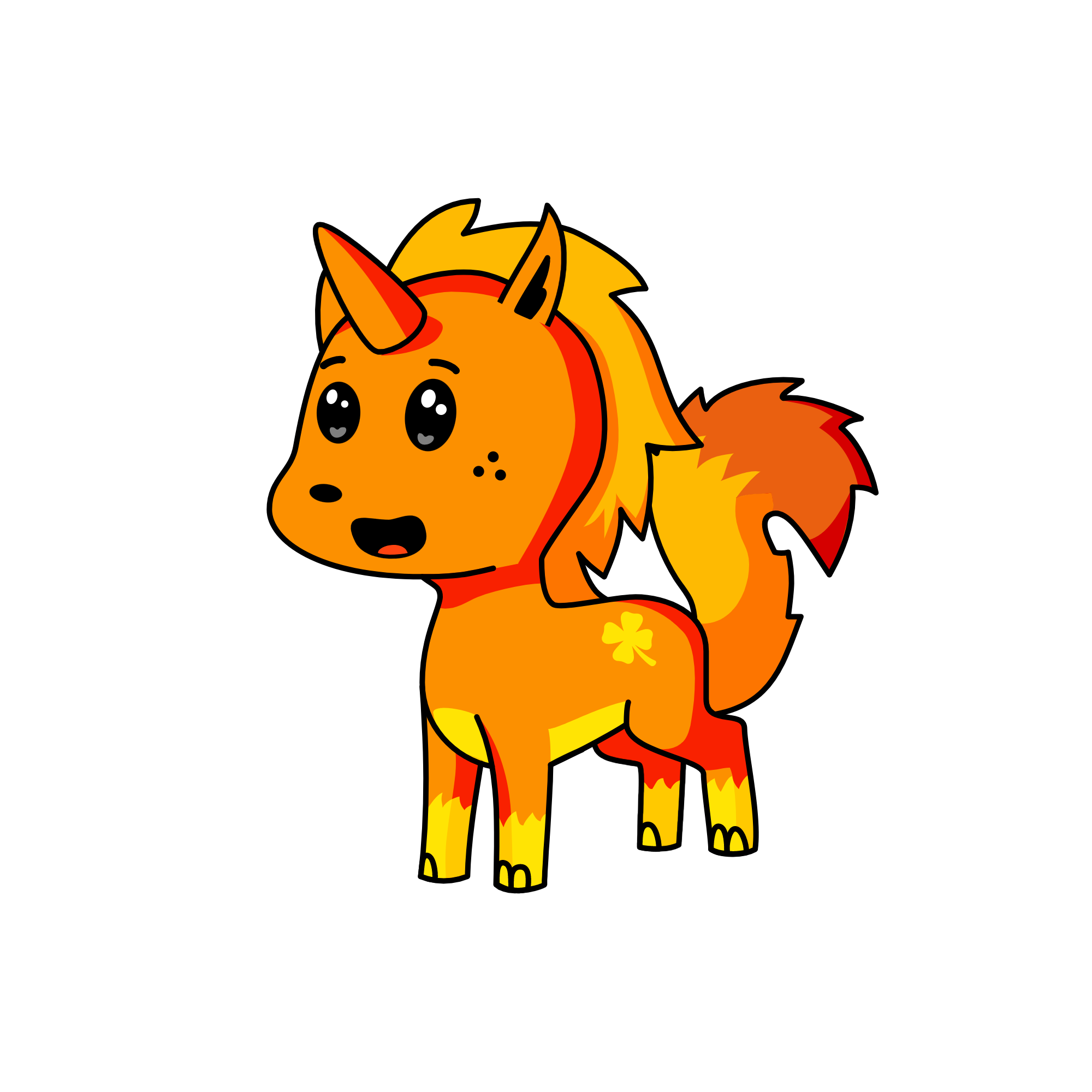Foxie, the unicorn