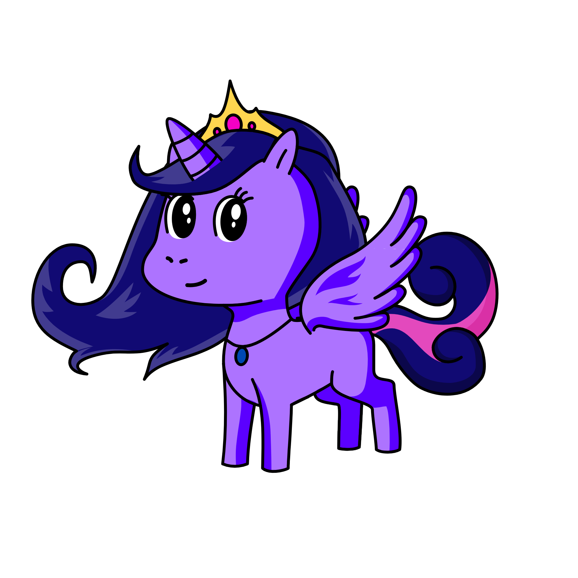 v, the unicorn