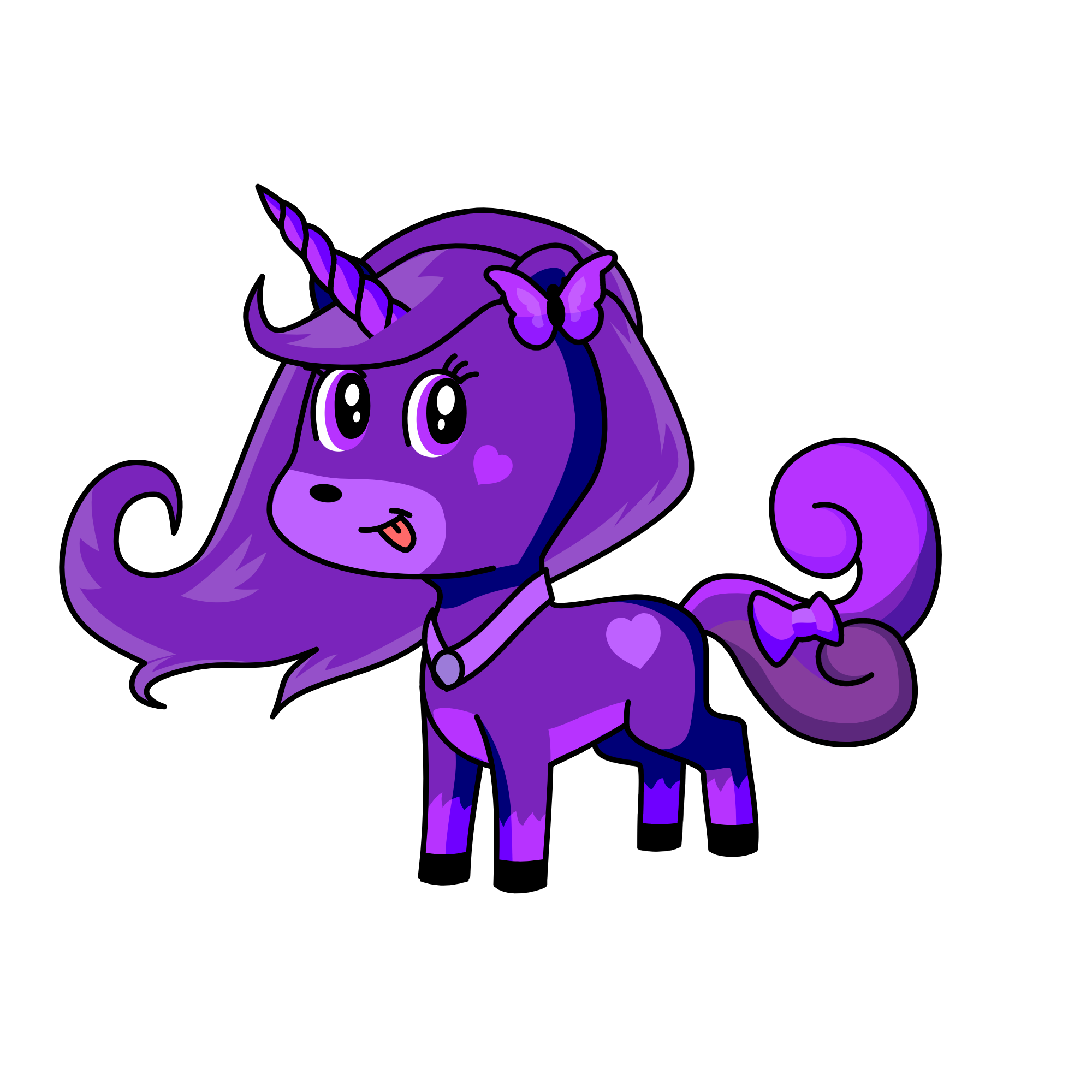 pURPLE, the unicorn