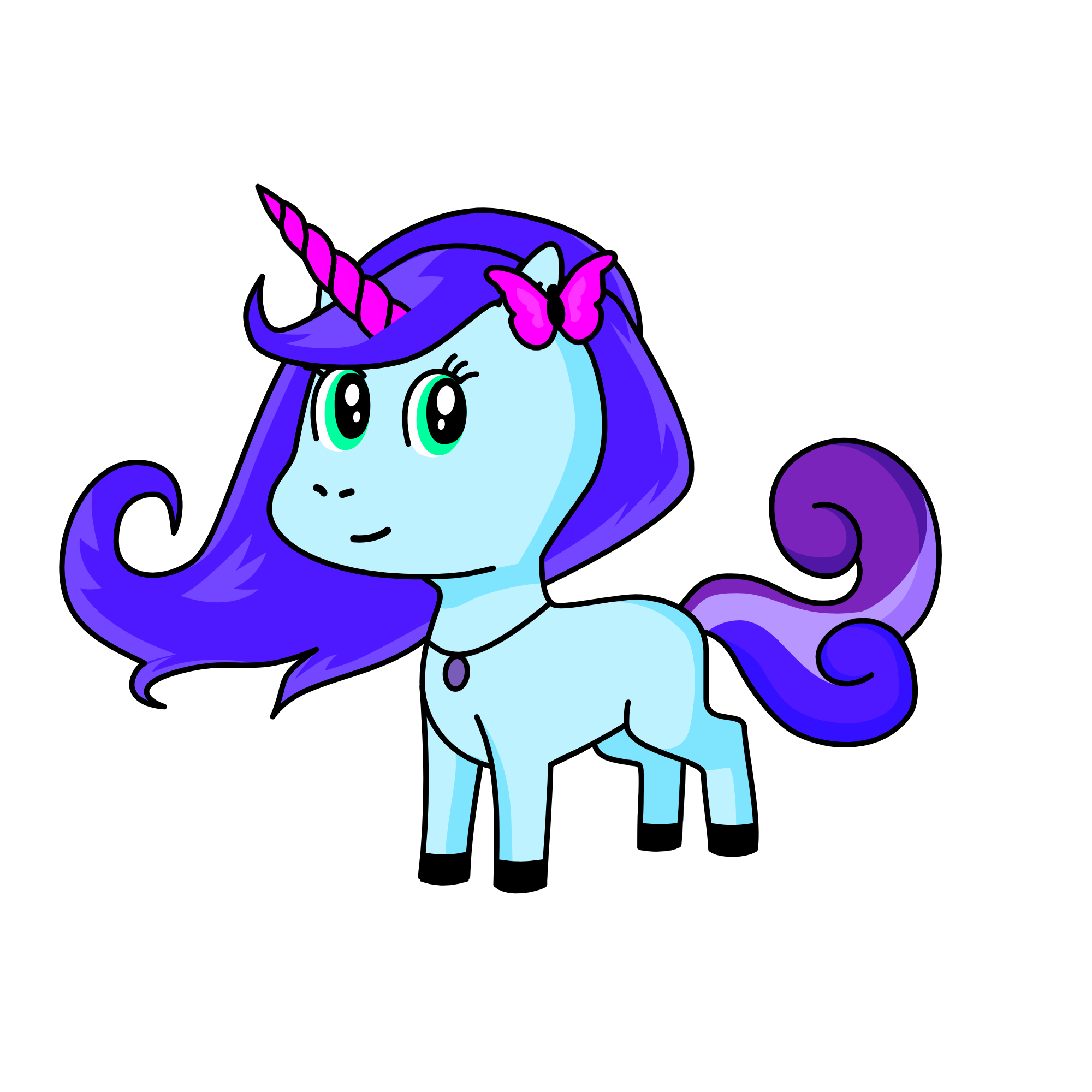 Galaxy, the unicorn