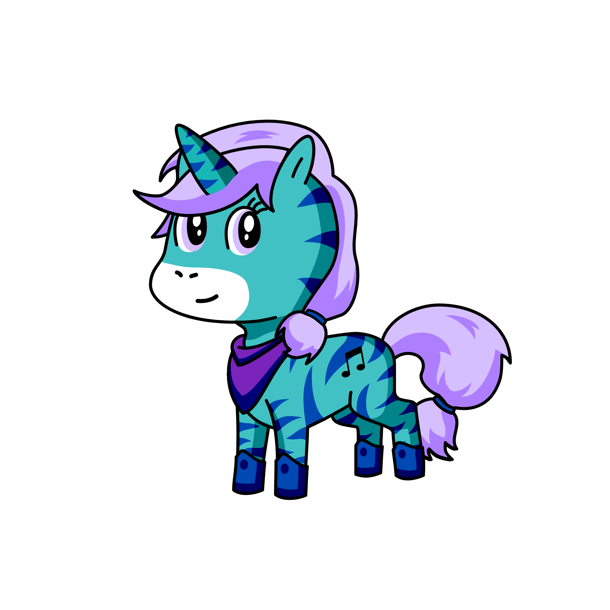 Mystery, the unicorn