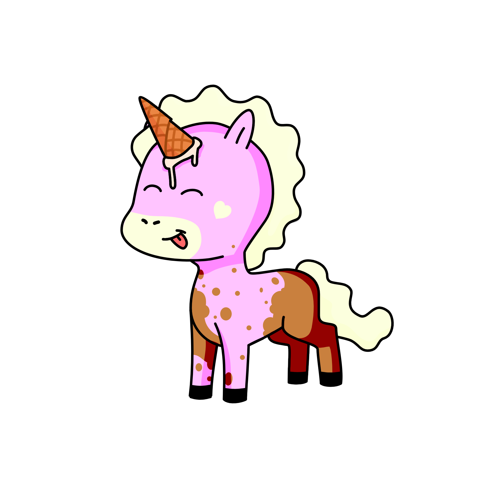Creamy, the unicorn
