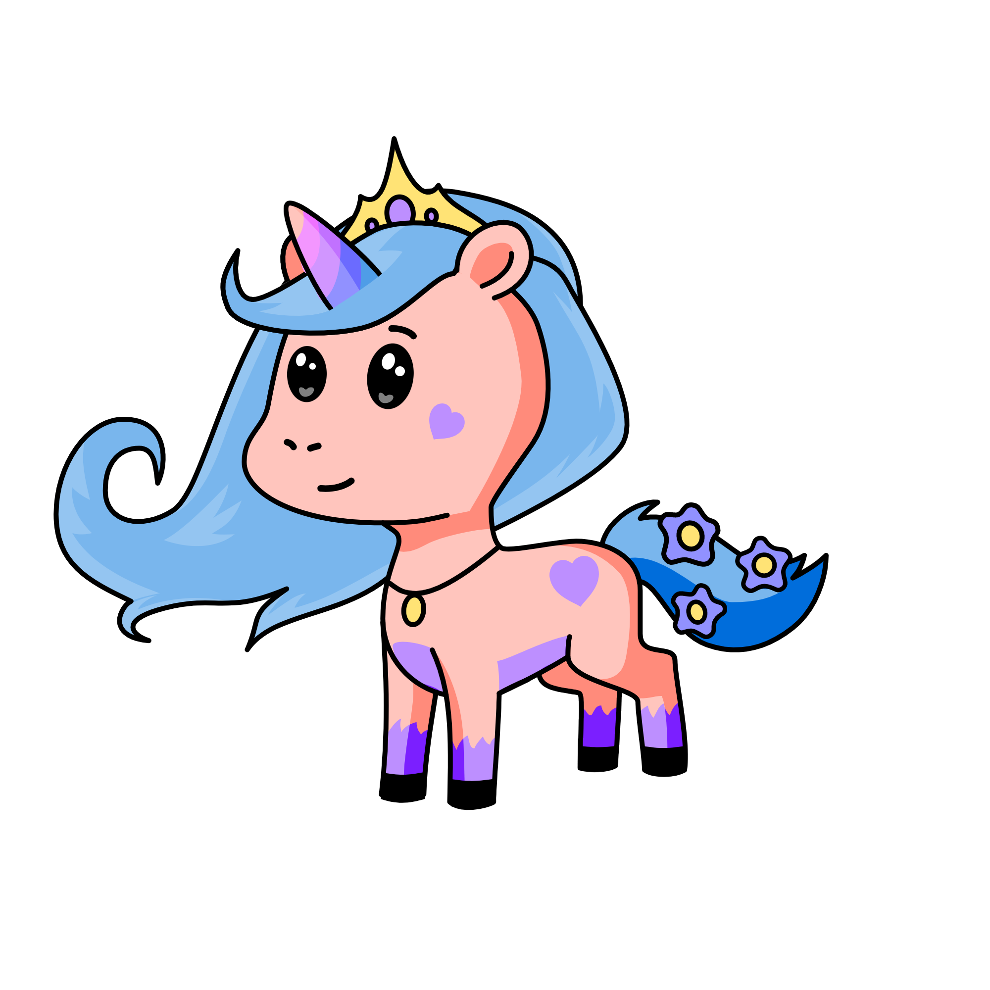 Lilac, the unicorn