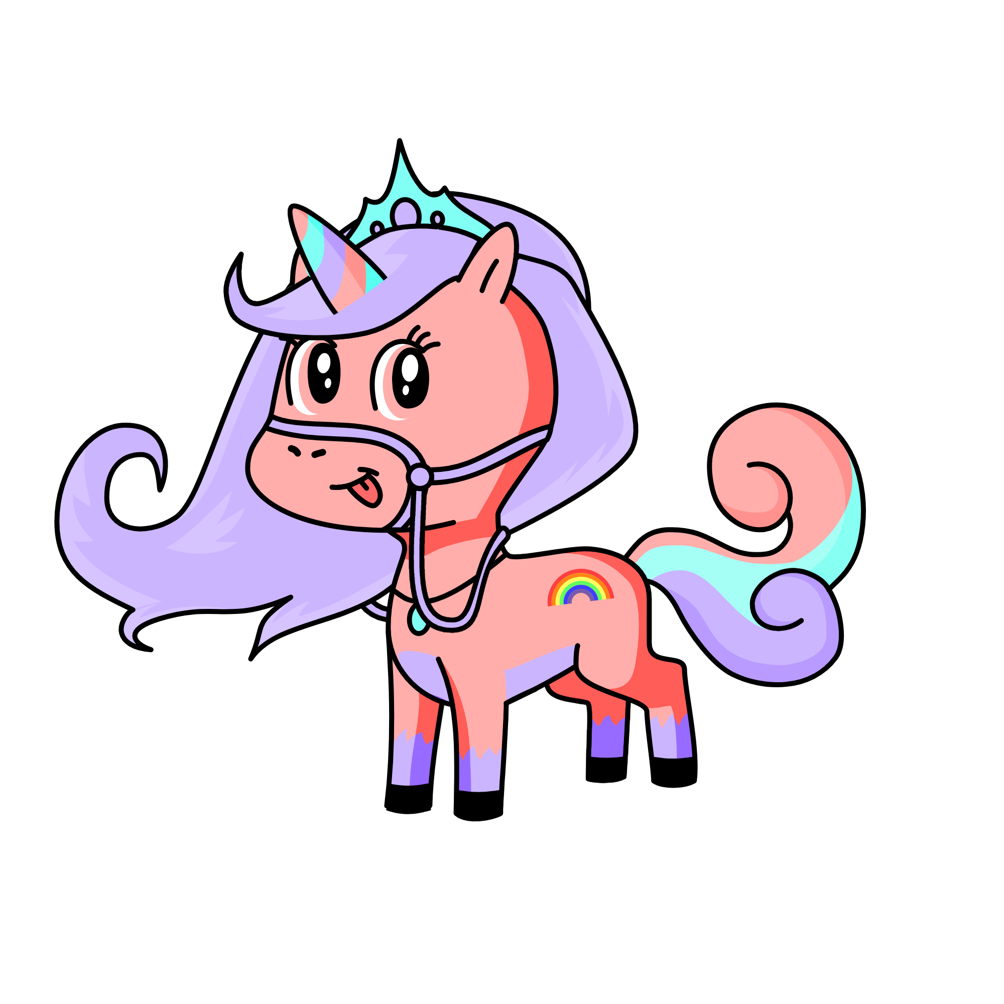 pastel, the unicorn