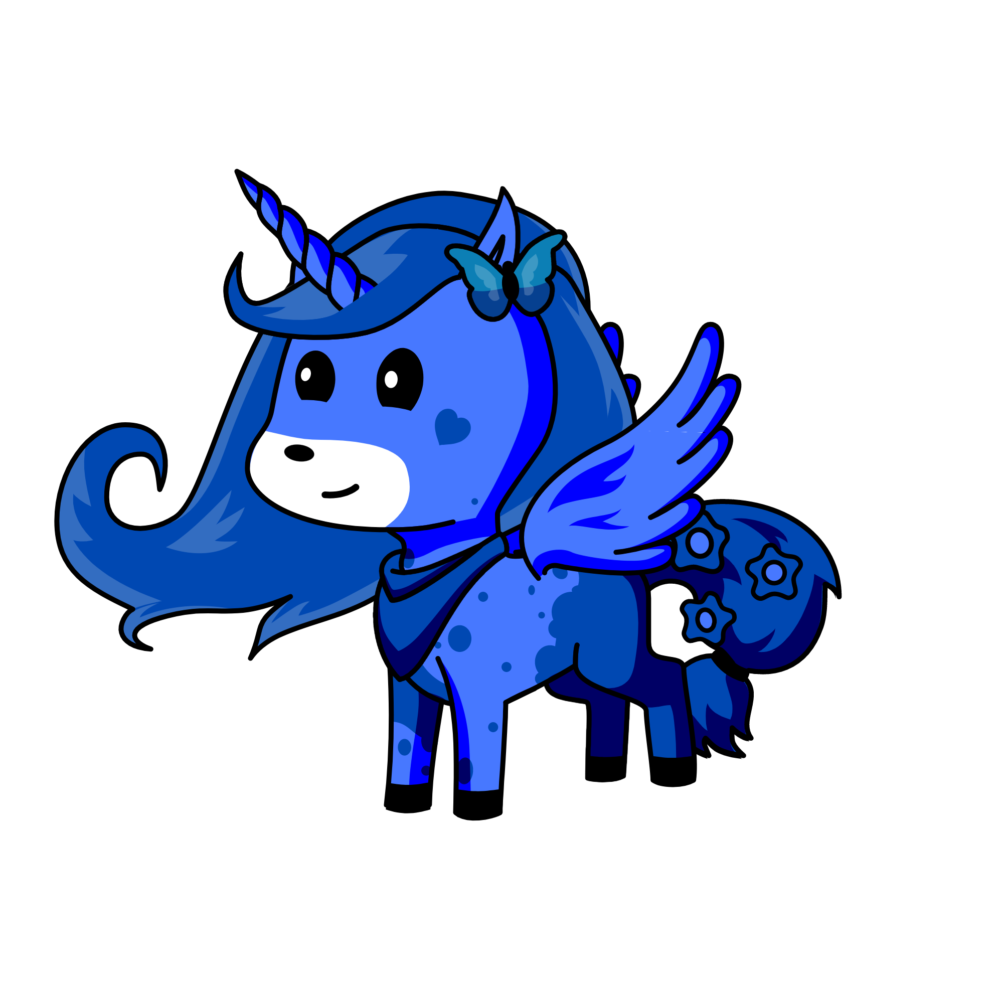 🦋Butterfly (recreated i hope the owner of butterfly is happy), the unicorn