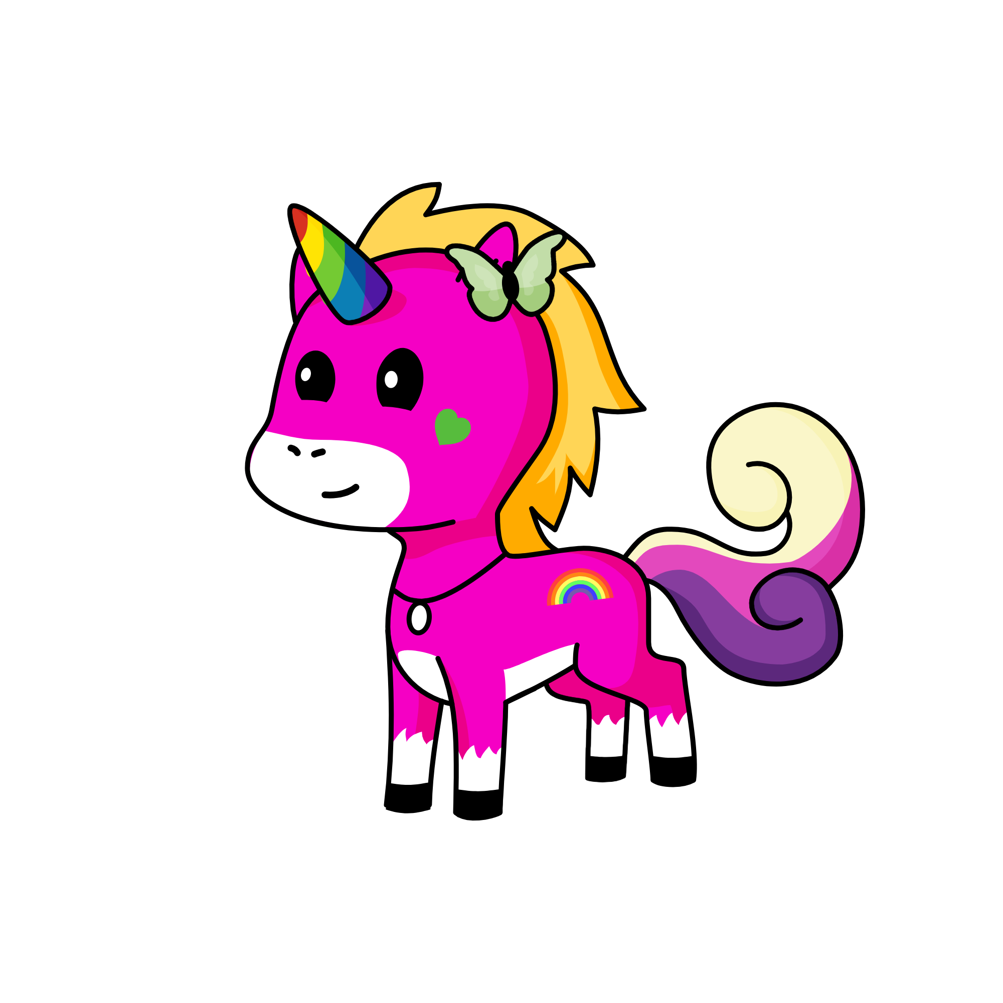Cutie, the unicorn