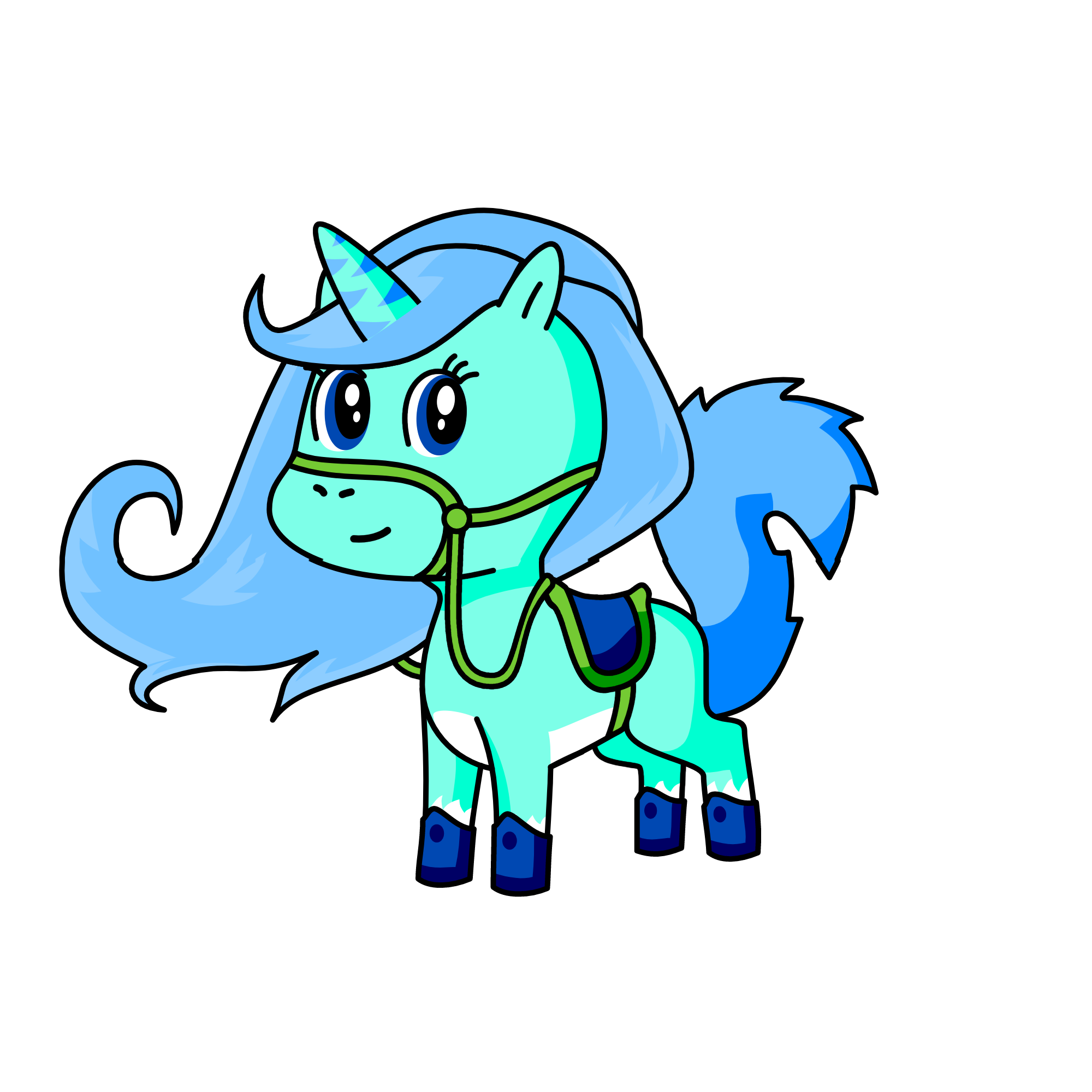 Giuly, the unicorn