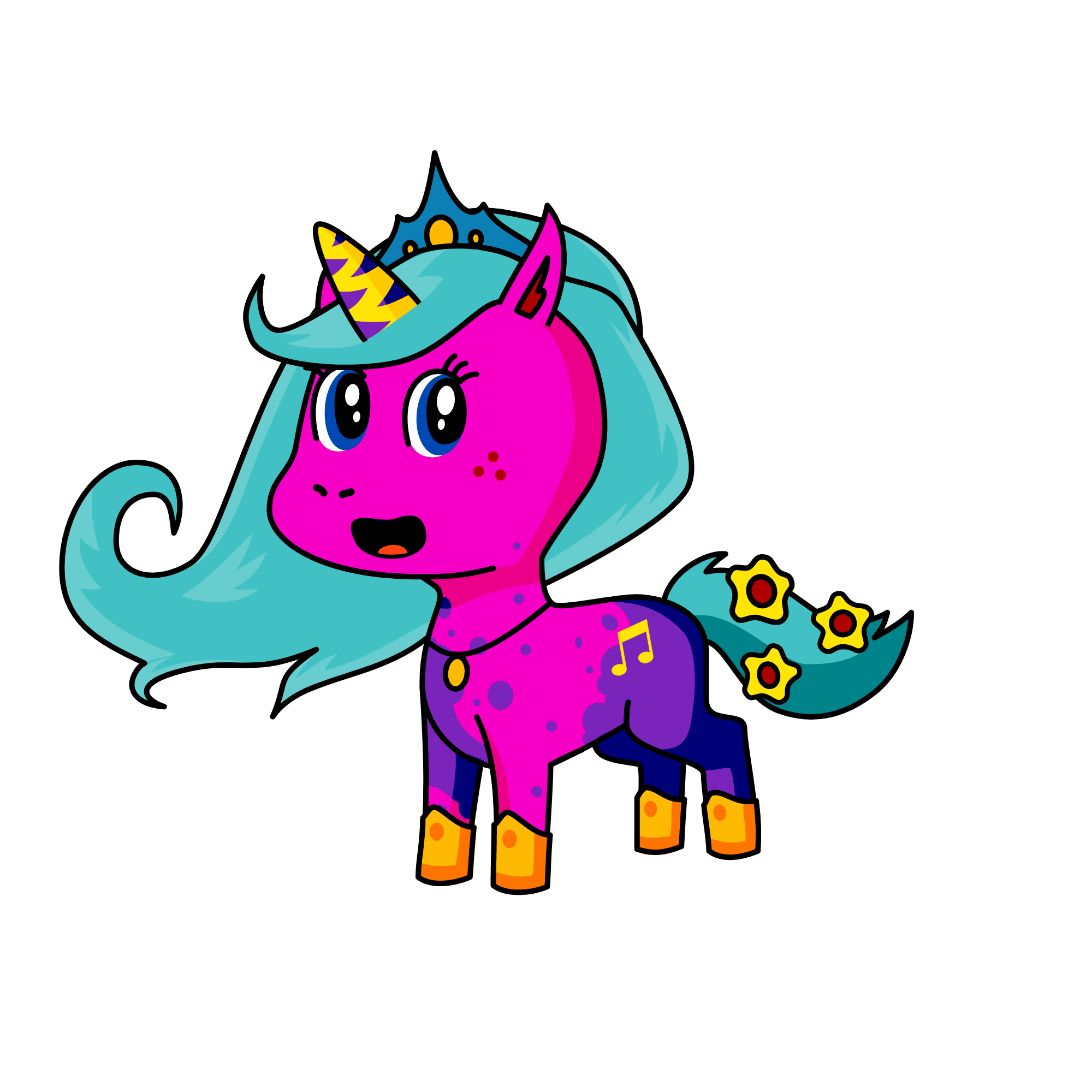 rainha amarela, the unicorn