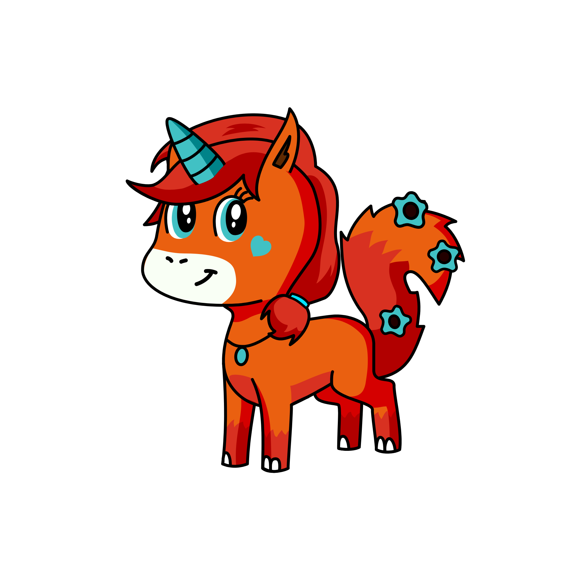 Lily the Desert Fox, the unicorn