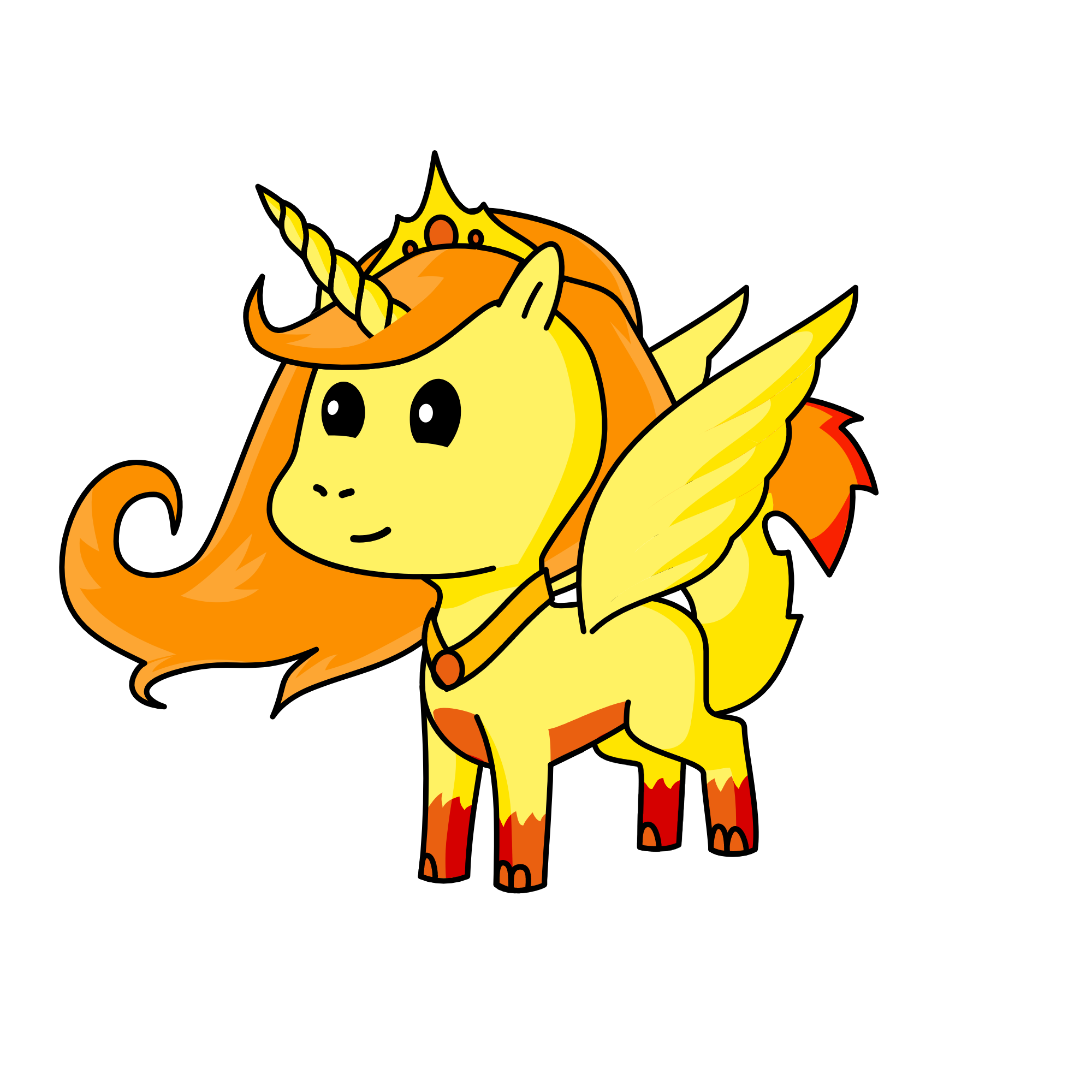Princess Sunlight, the unicorn