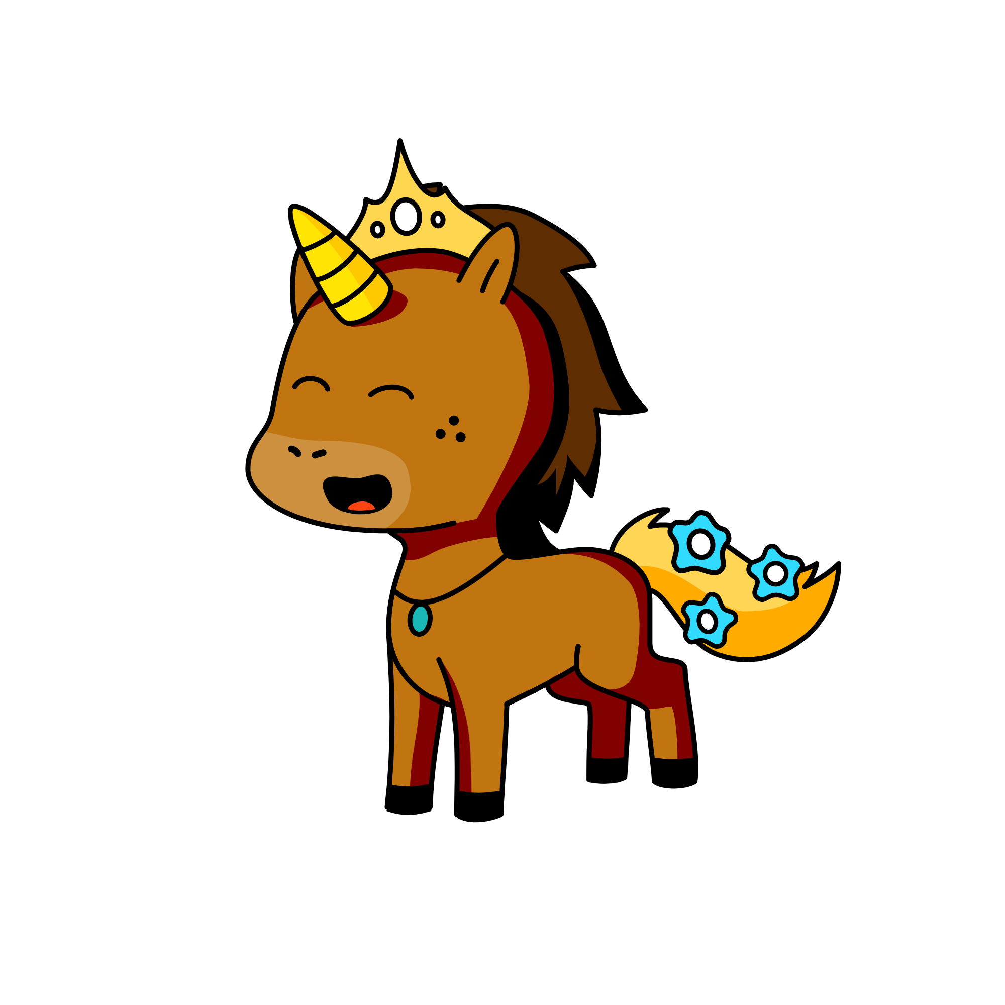 brownie, the unicorn
