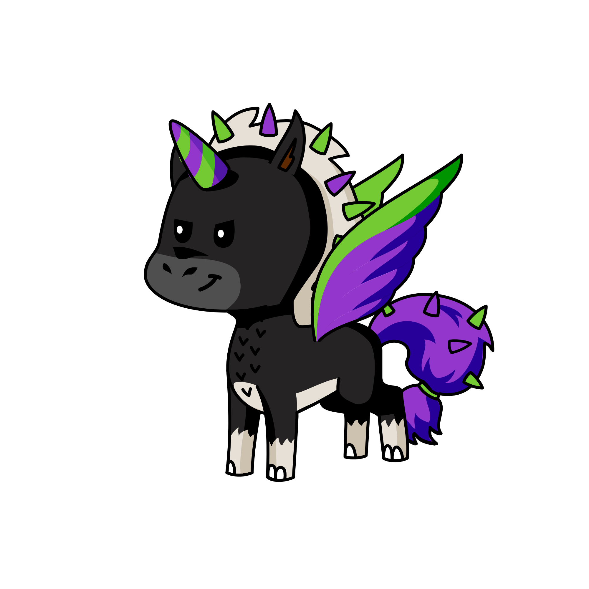 Poison Dart, the unicorn
