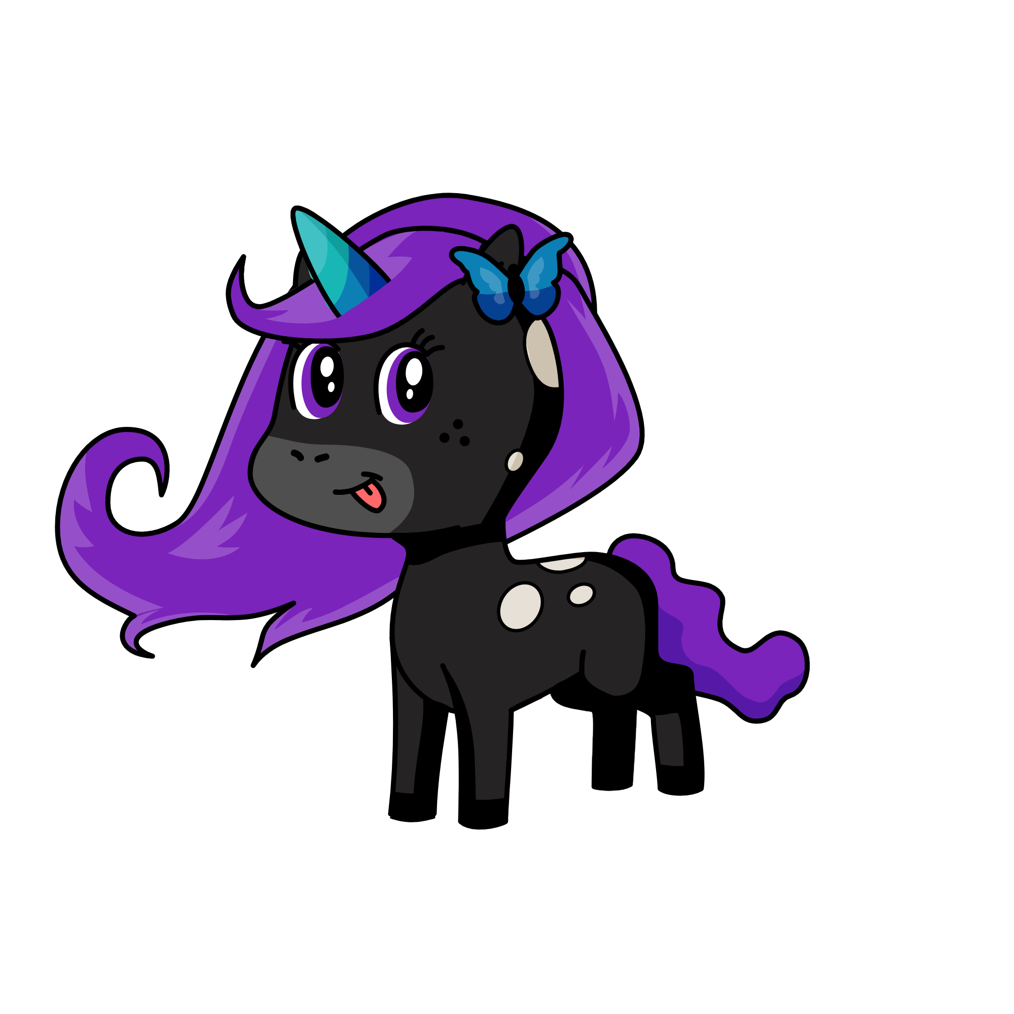 Lunar, the unicorn