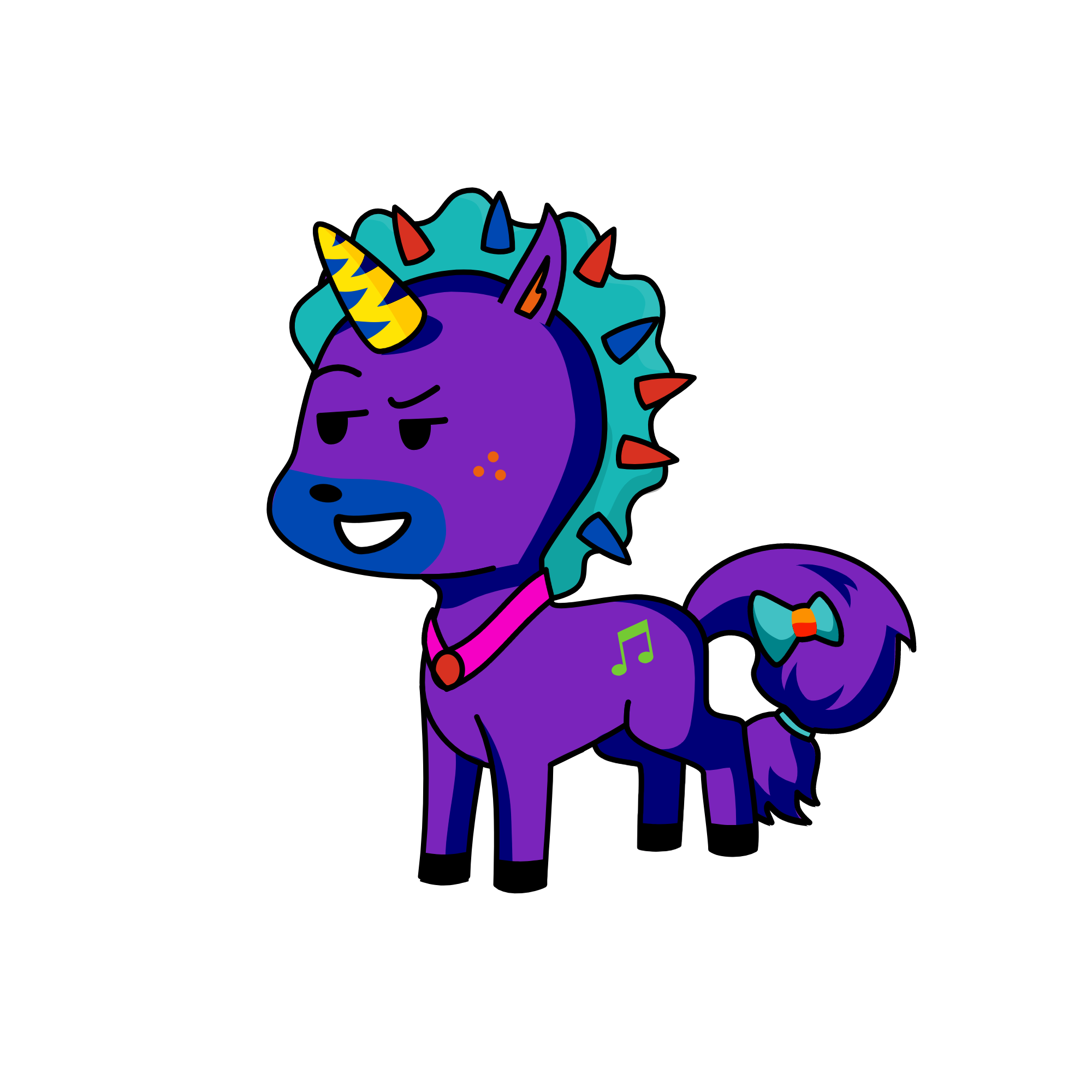 Folly, the unicorn