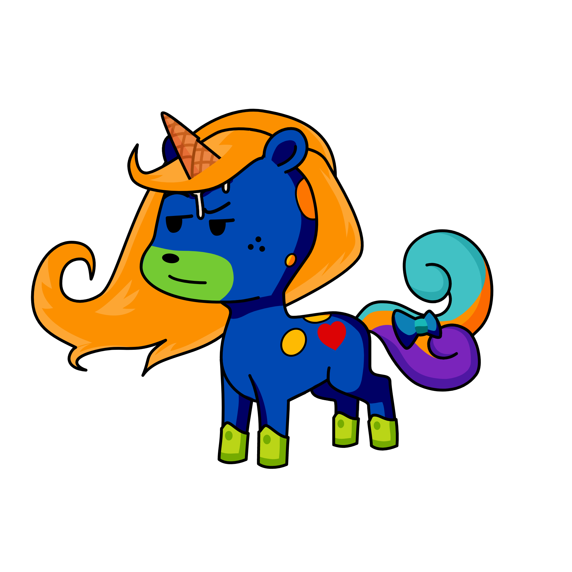 Cool Gall, the unicorn