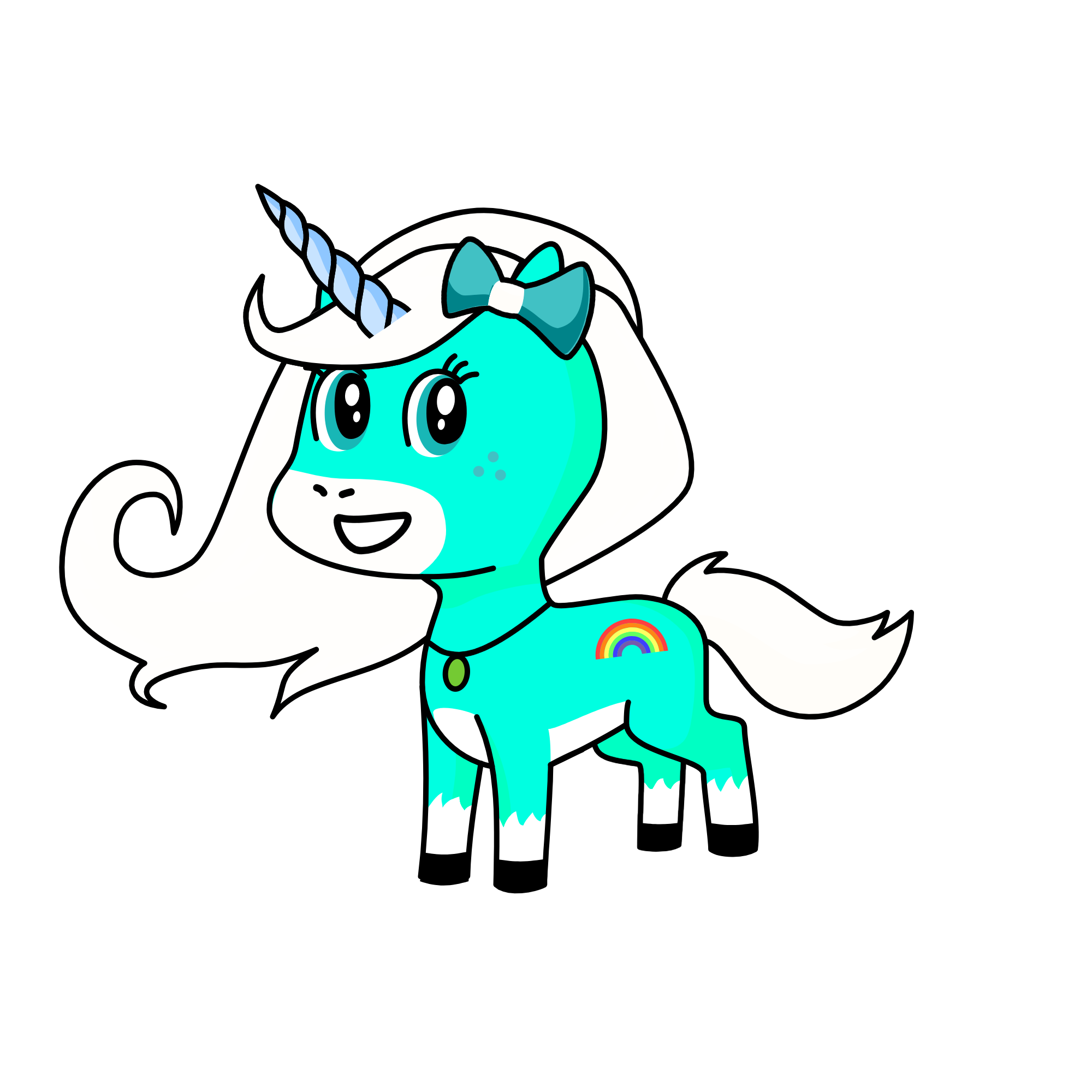 Snowy, the unicorn