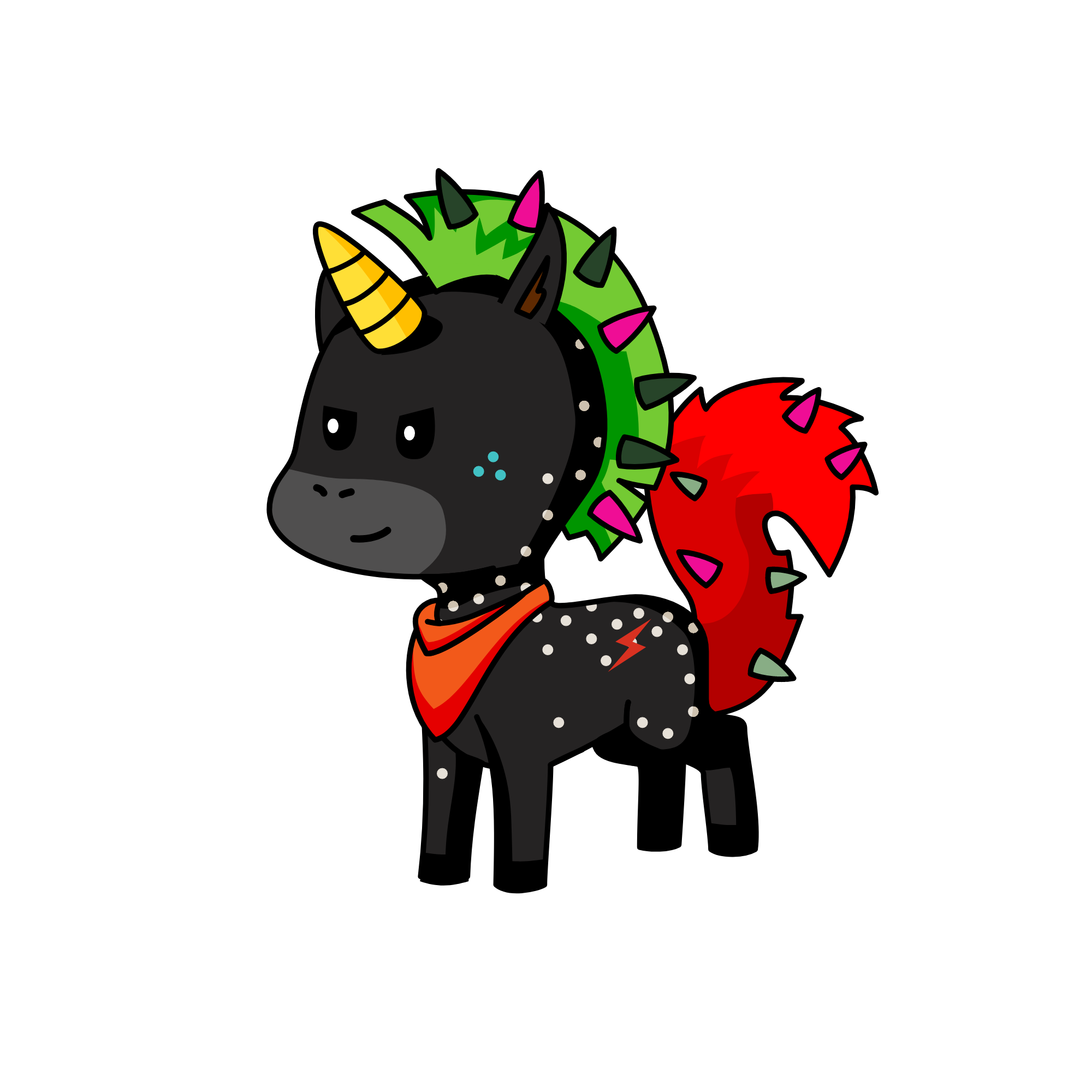 the mean unicorn, the unicorn