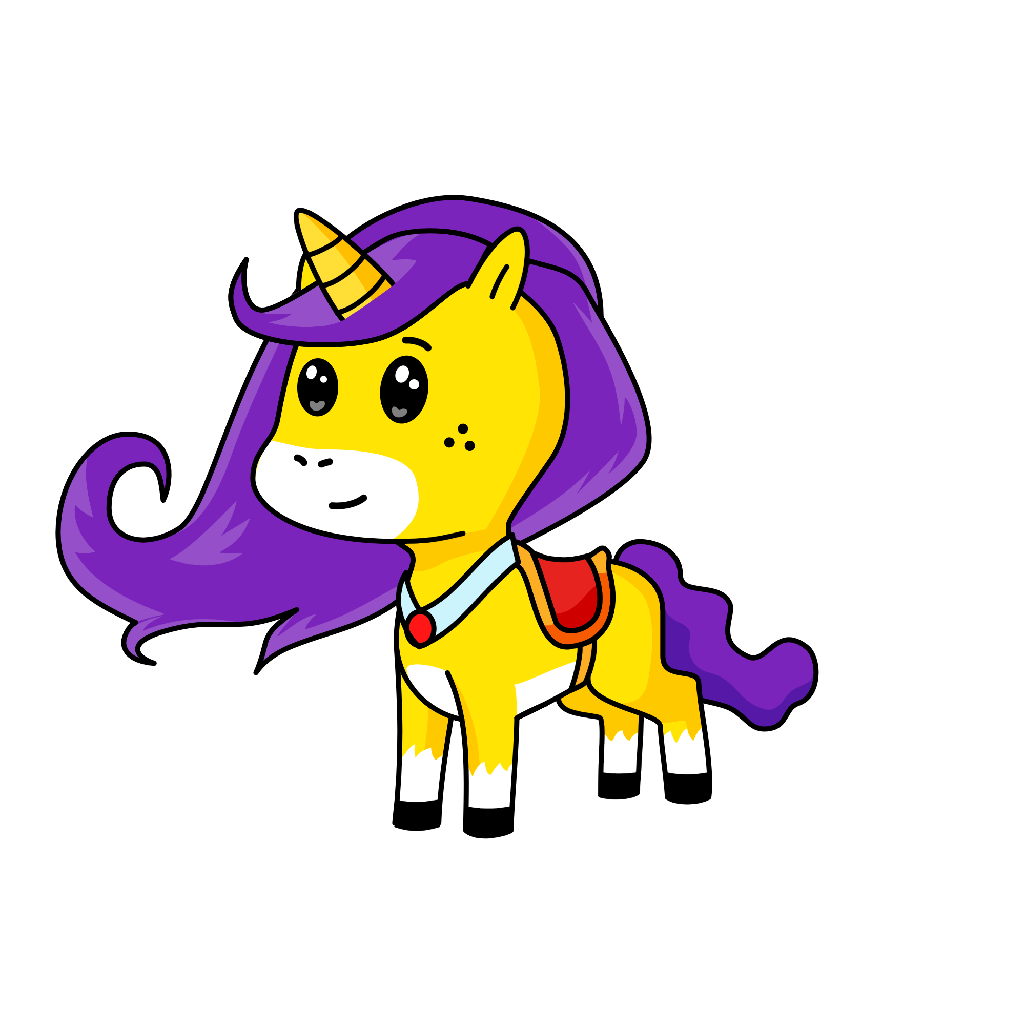 Sparky, the unicorn