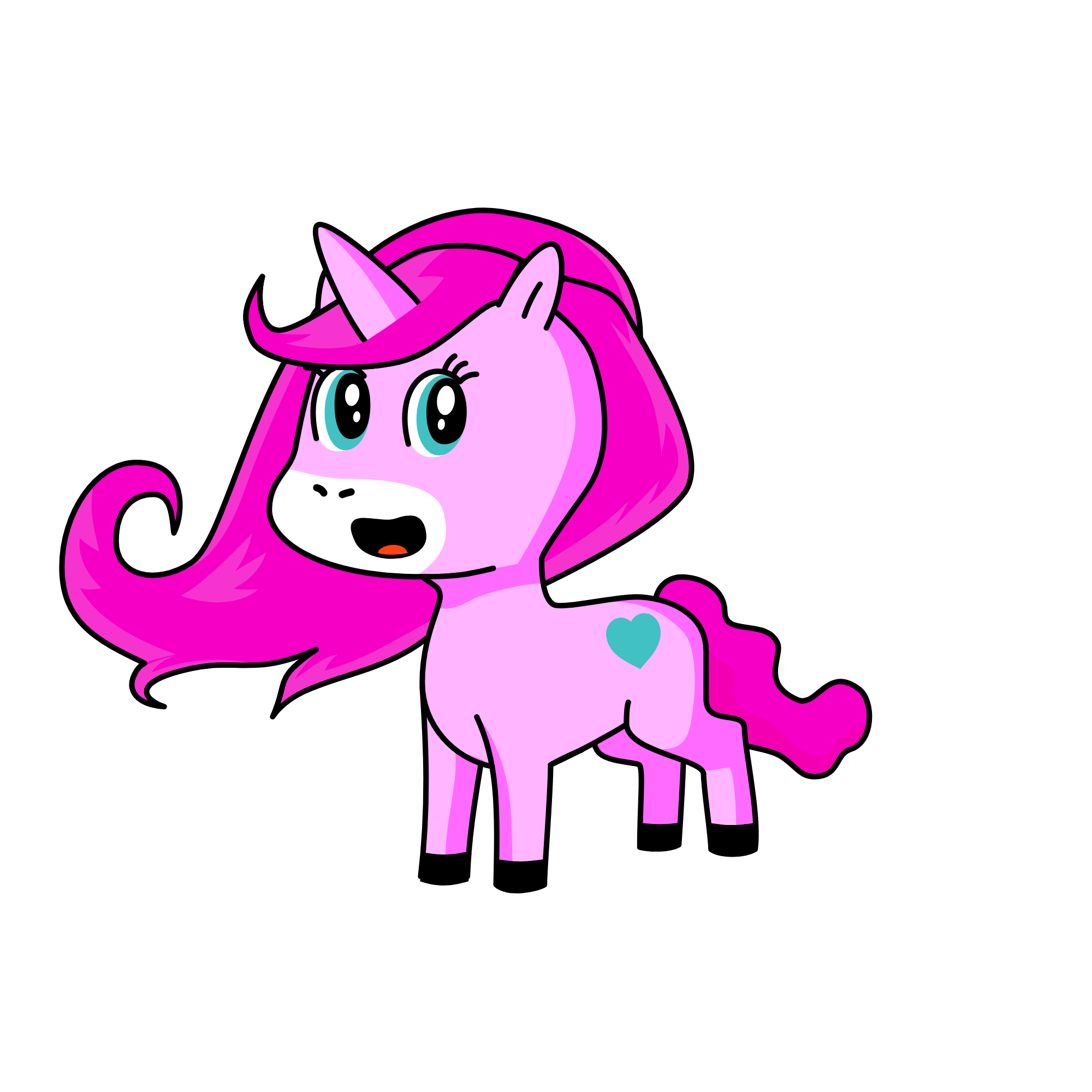 pinkie pie, the unicorn