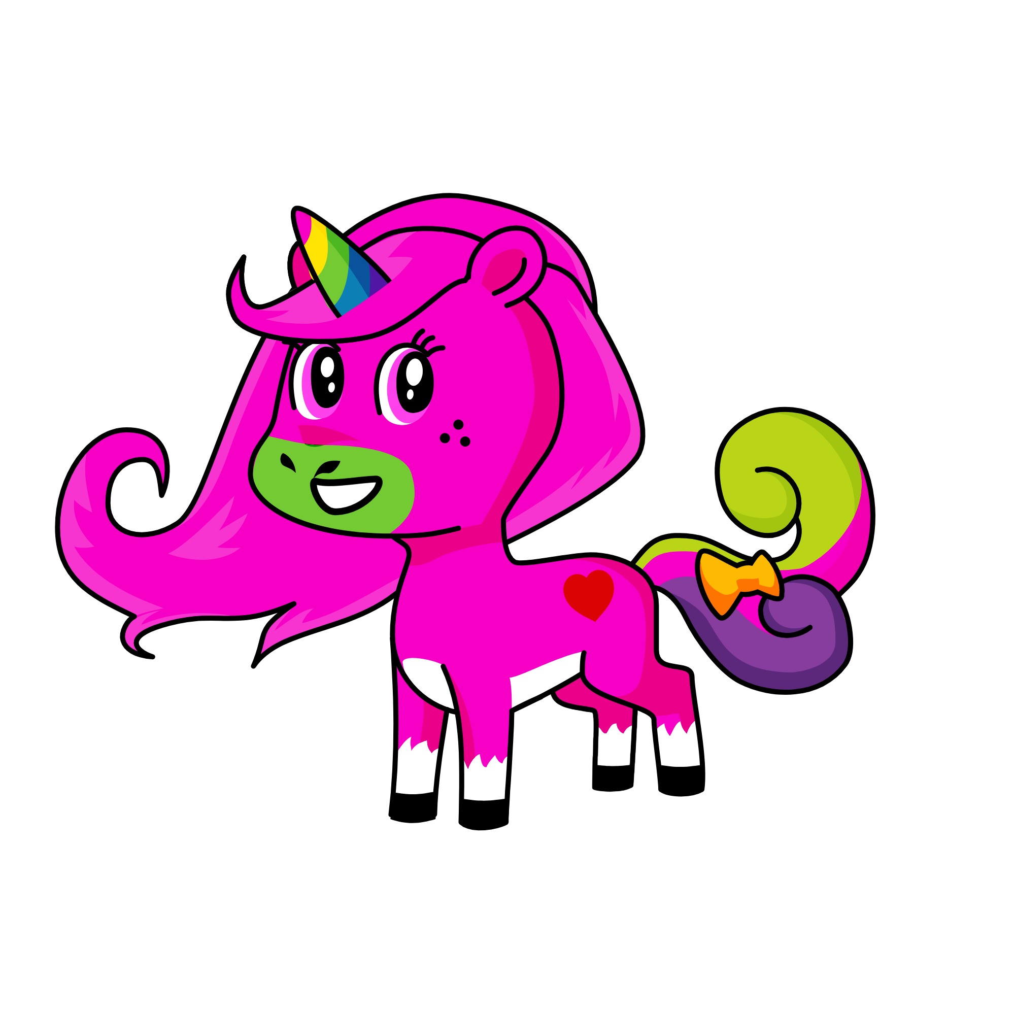 pinky, the unicorn