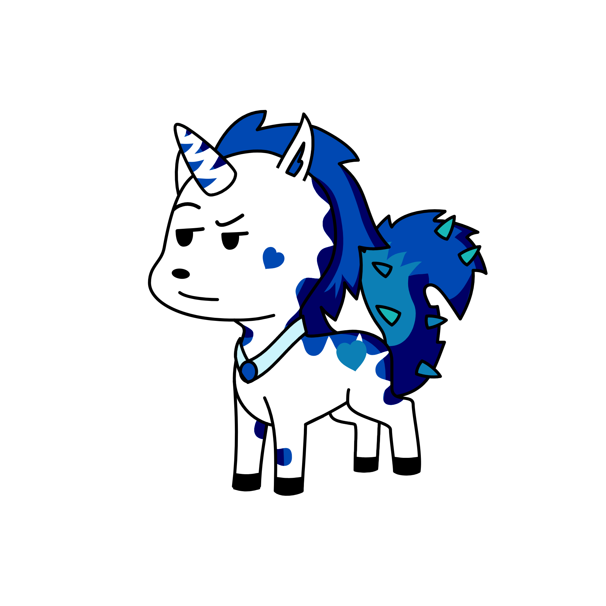 Icy Masky, the unicorn