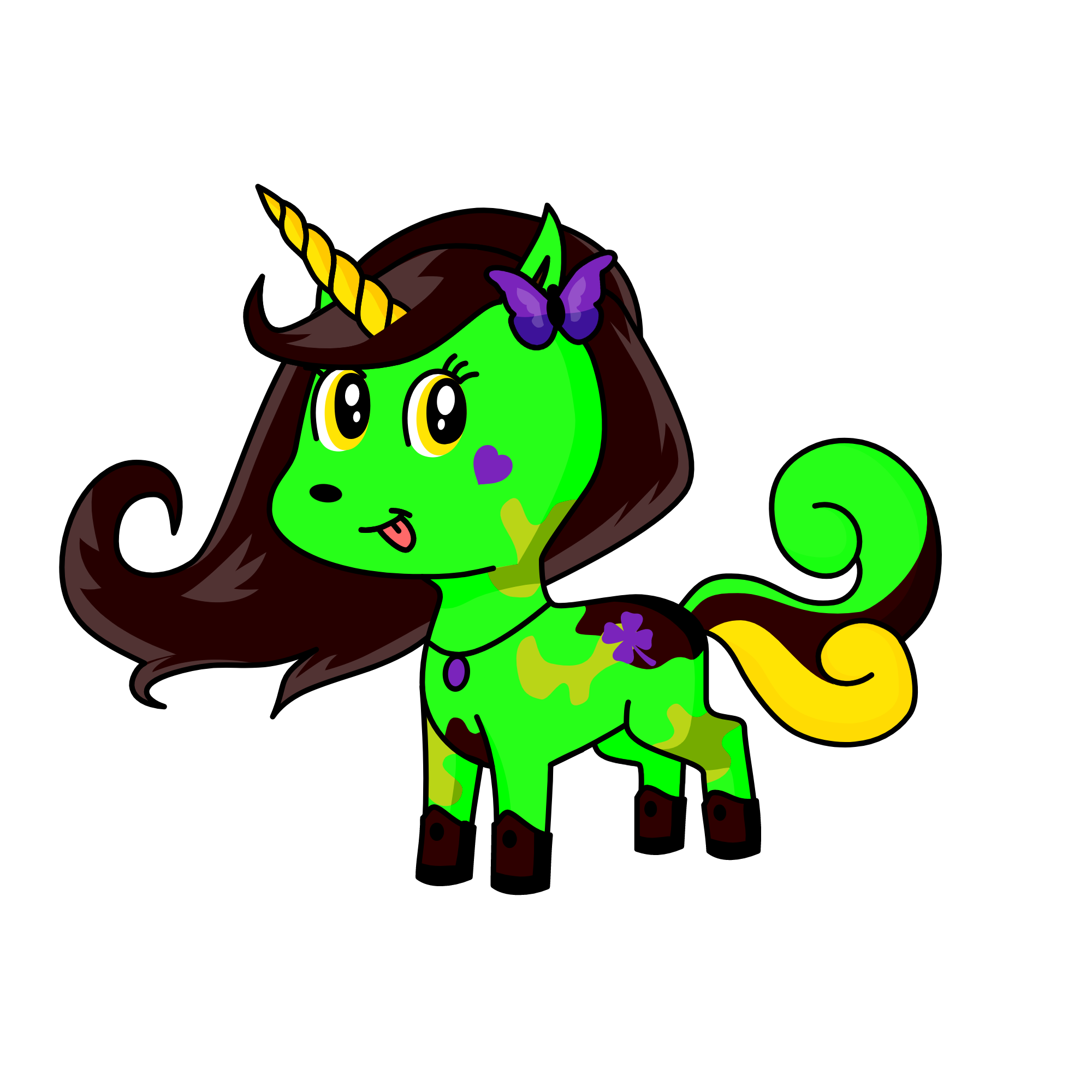 clover, the unicorn
