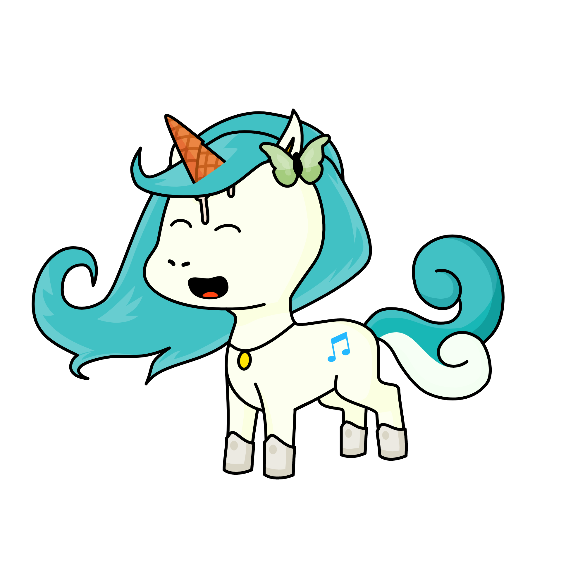 mr. ice crem, the unicorn