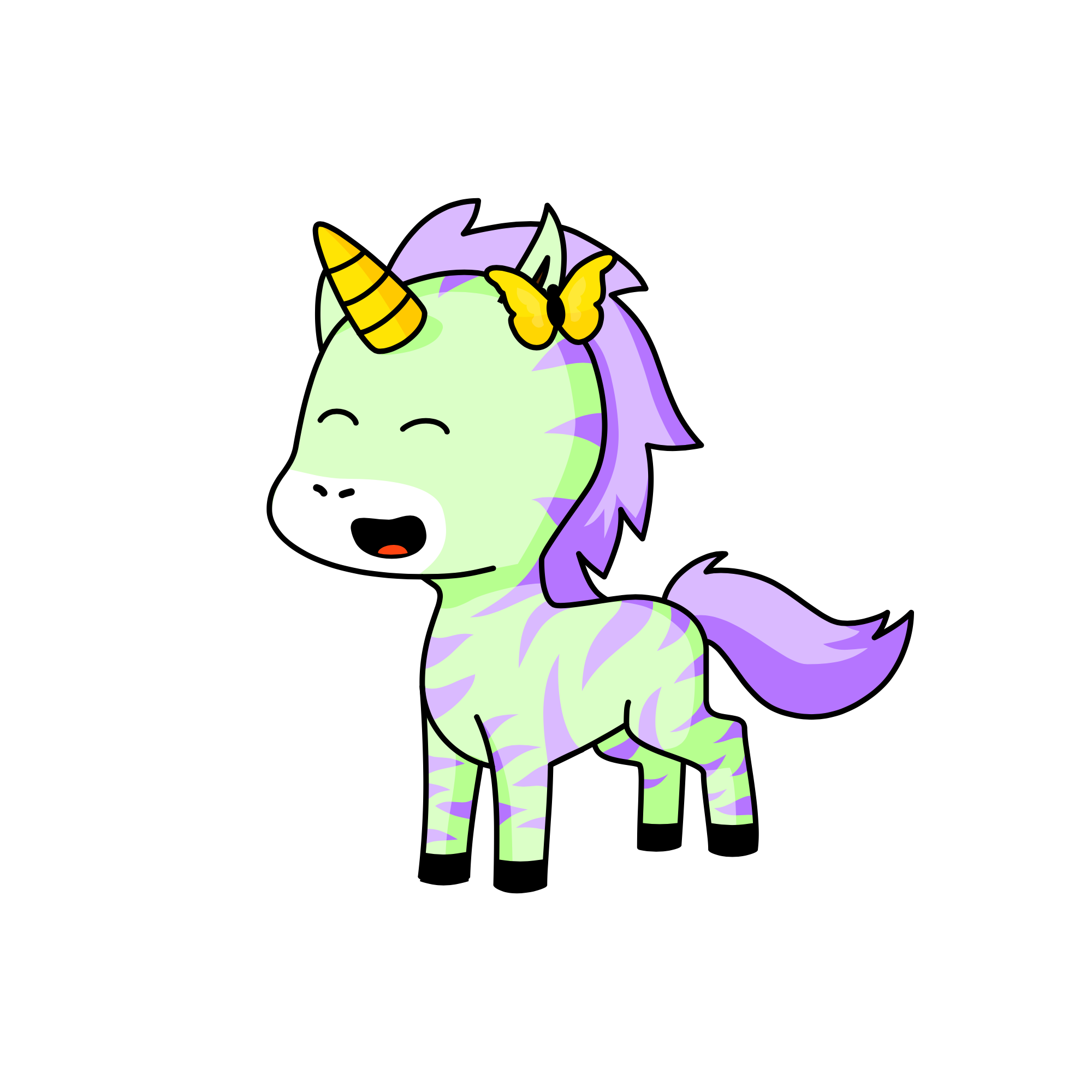 Fizzy, the unicorn