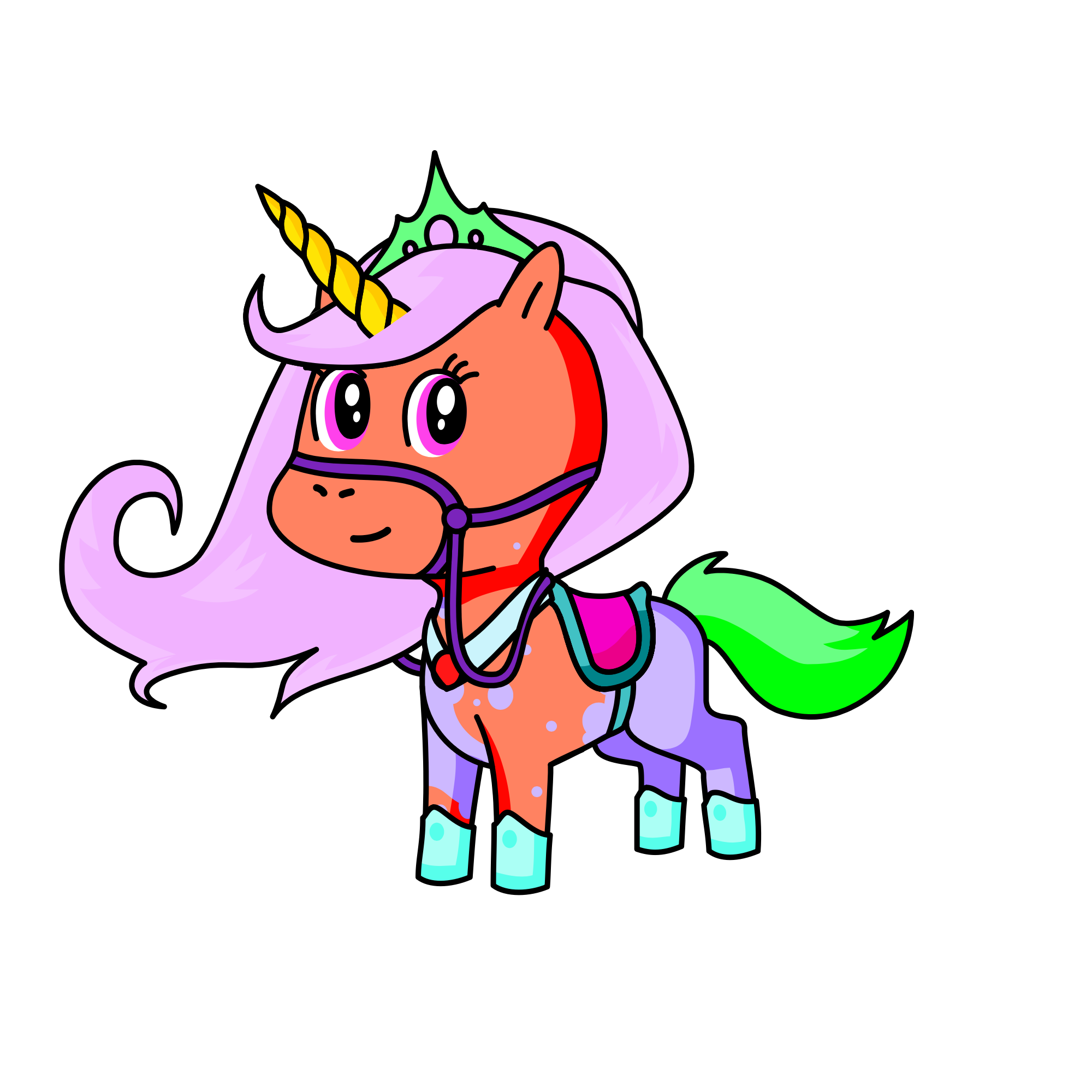Corfine, the unicorn