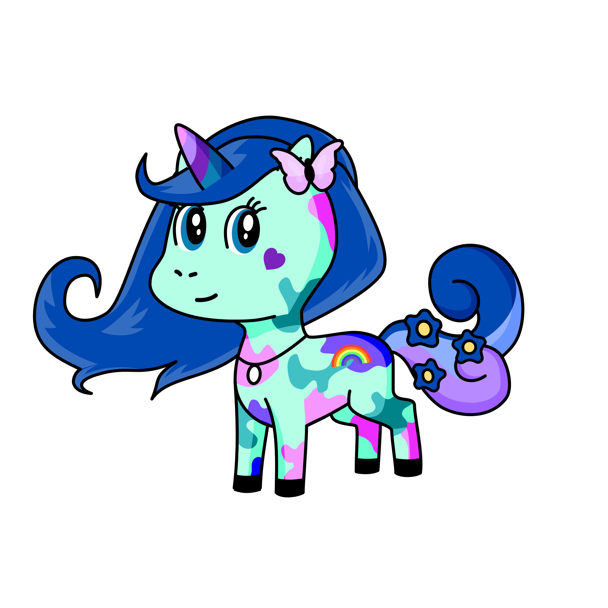Maya, the unicorn