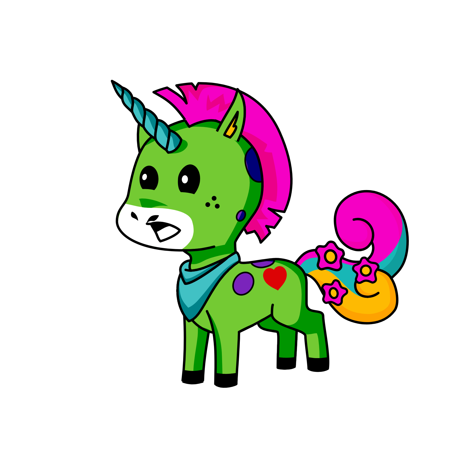 yofo, the unicorn