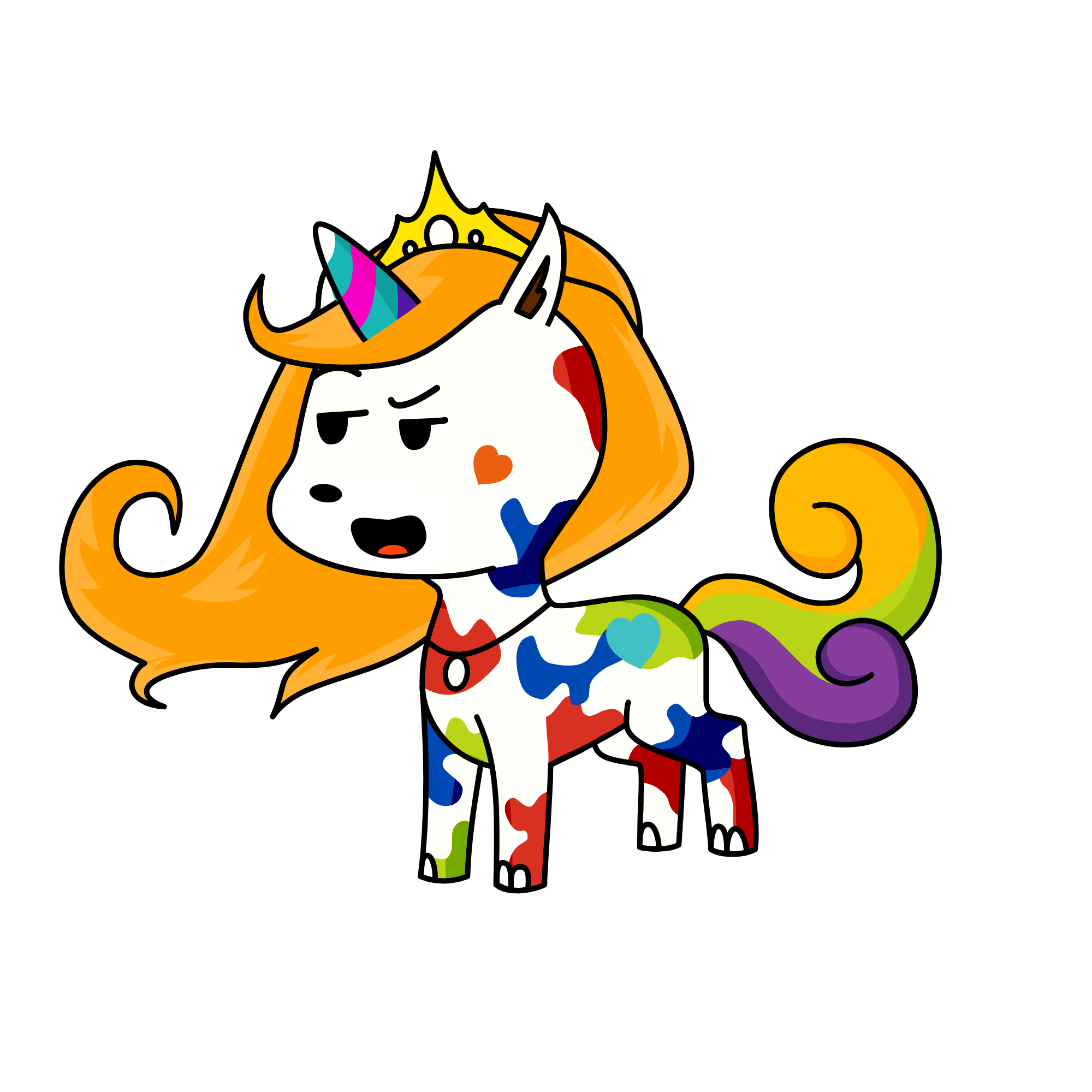 flip, the unicorn