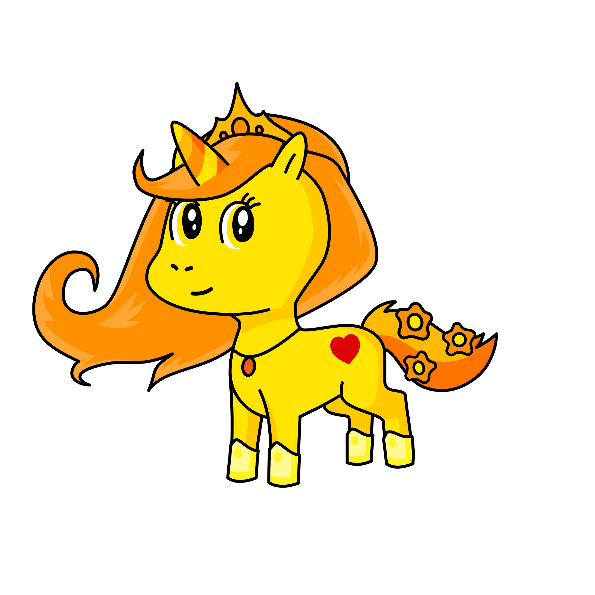 hot girl, the unicorn