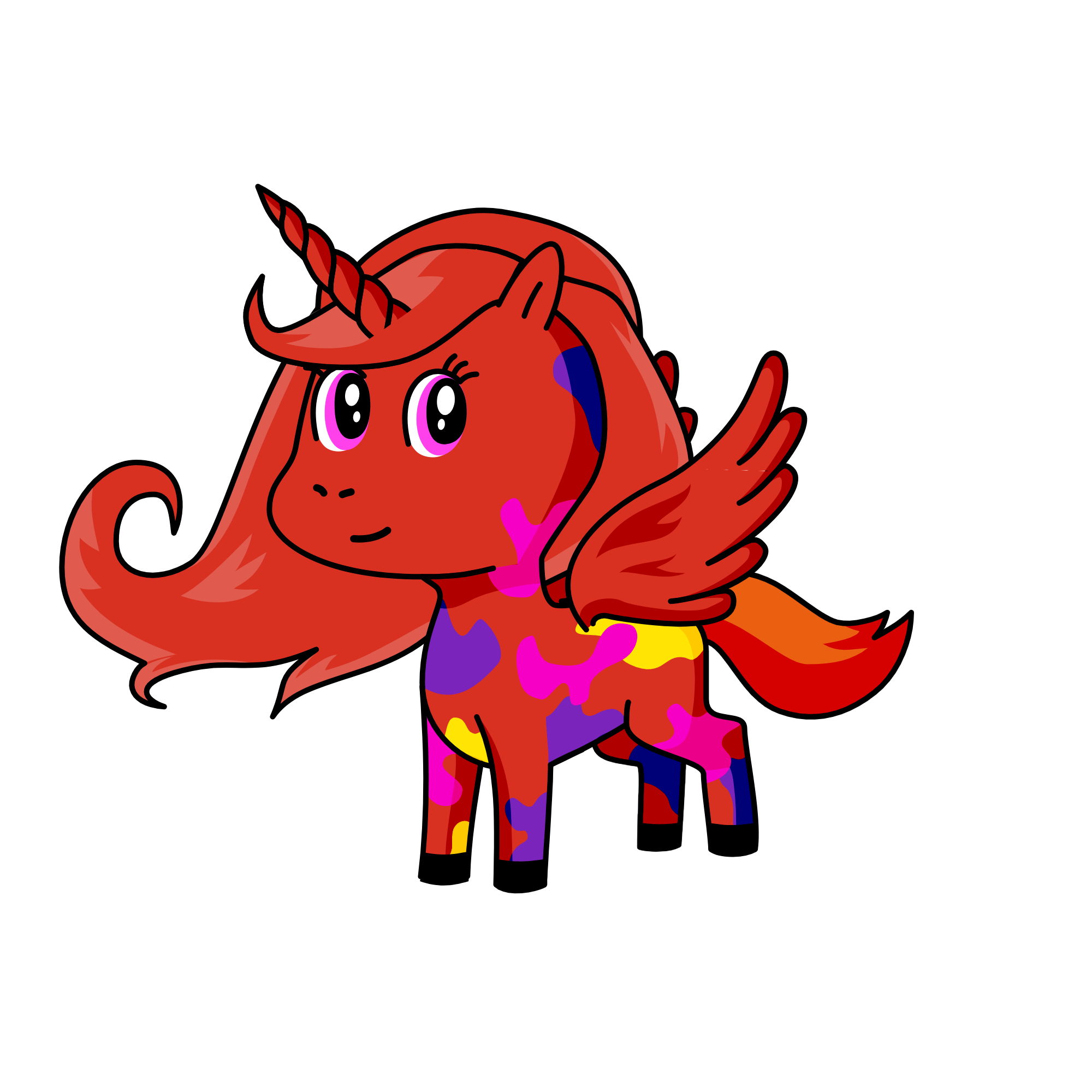 RED, the unicorn