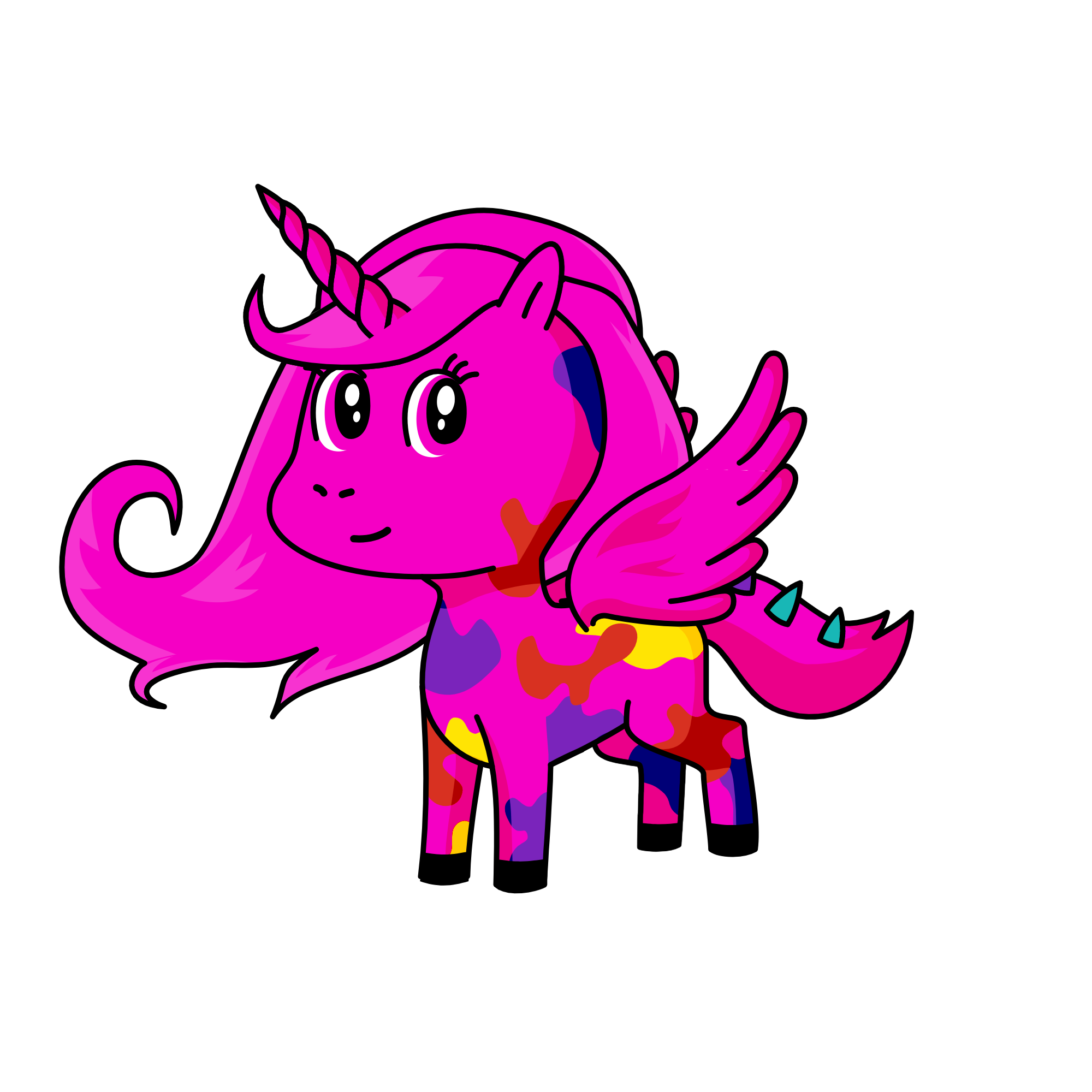 PINKY, the unicorn