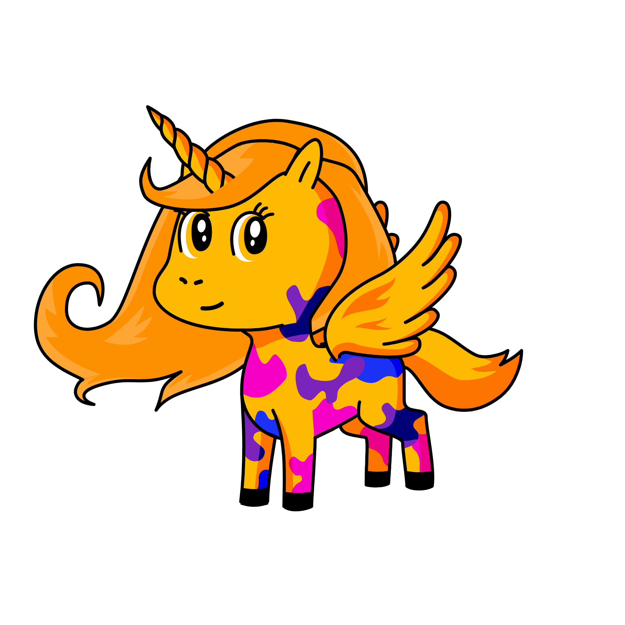 ORANGE, the unicorn