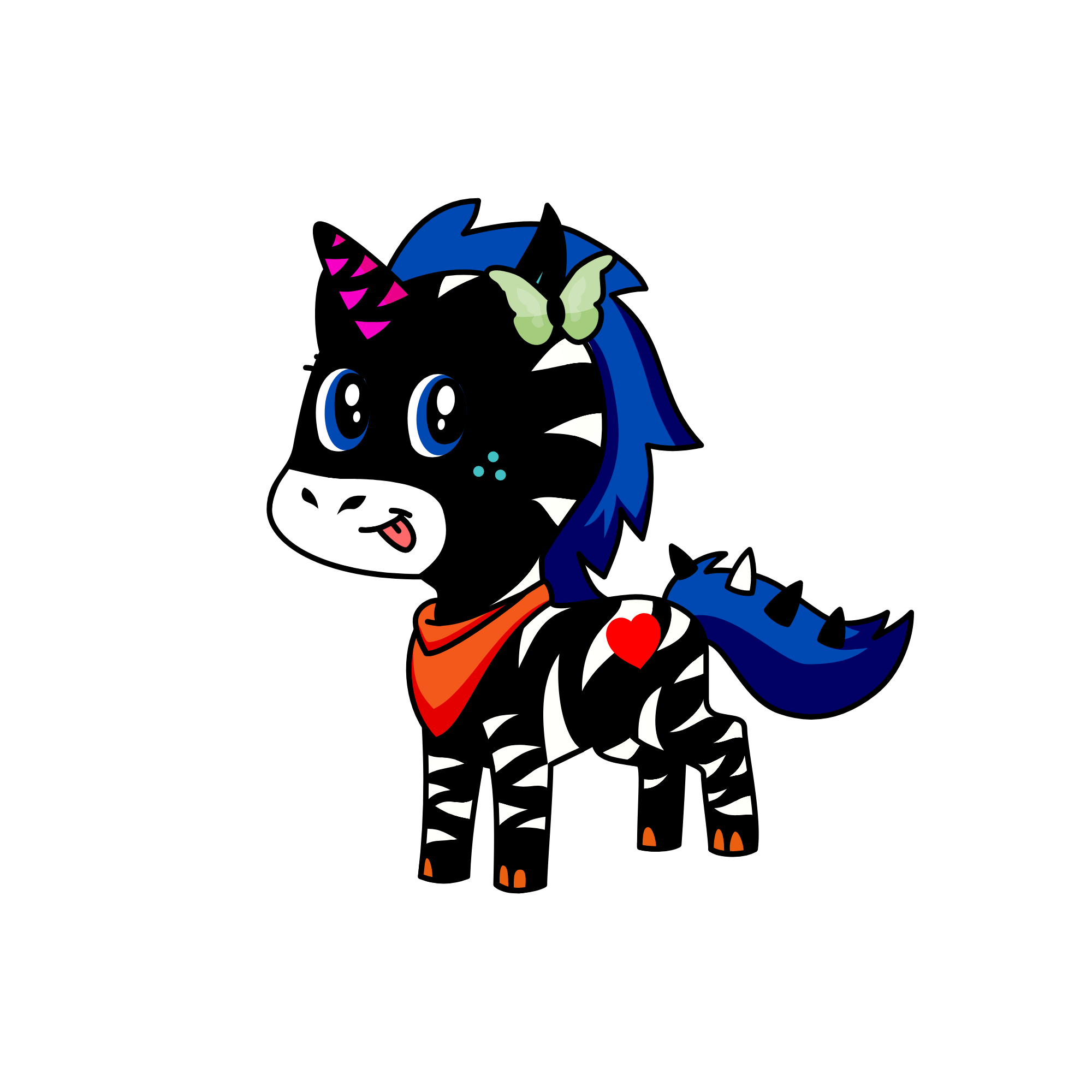 moonlight, the unicorn