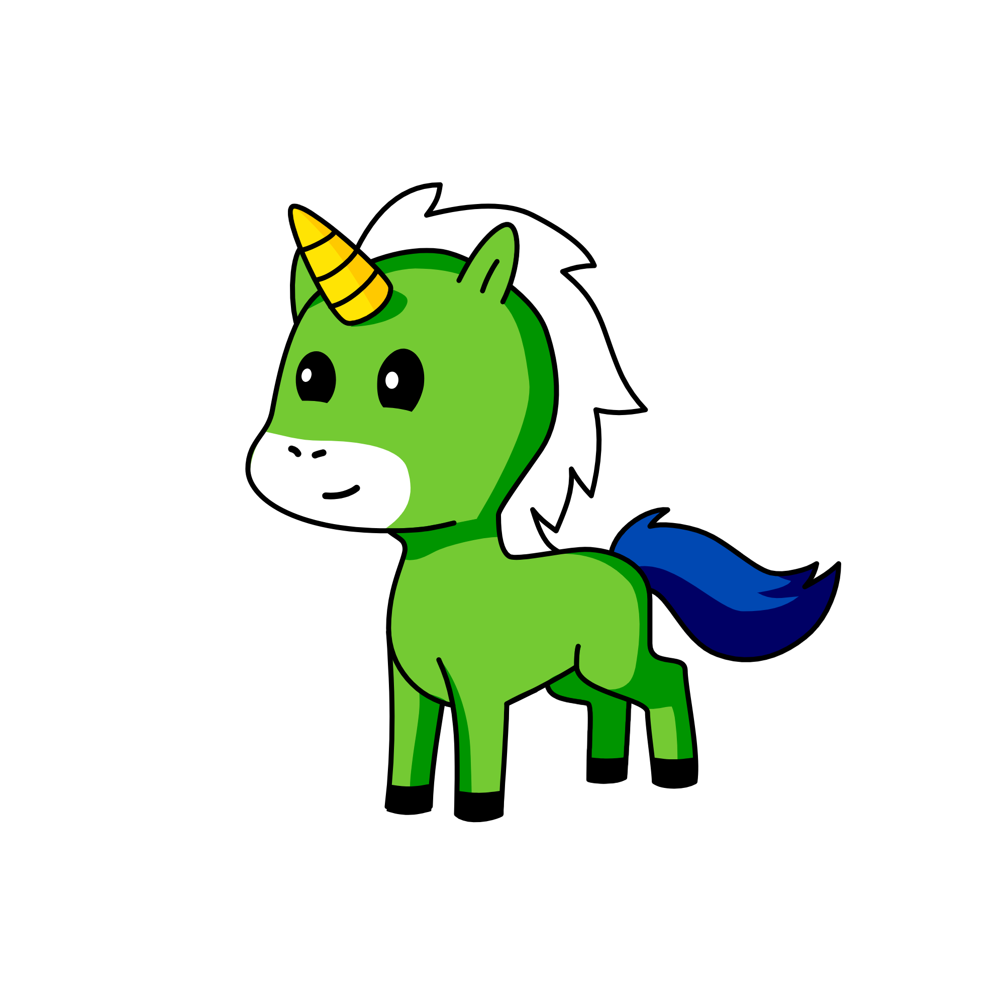 f, the unicorn