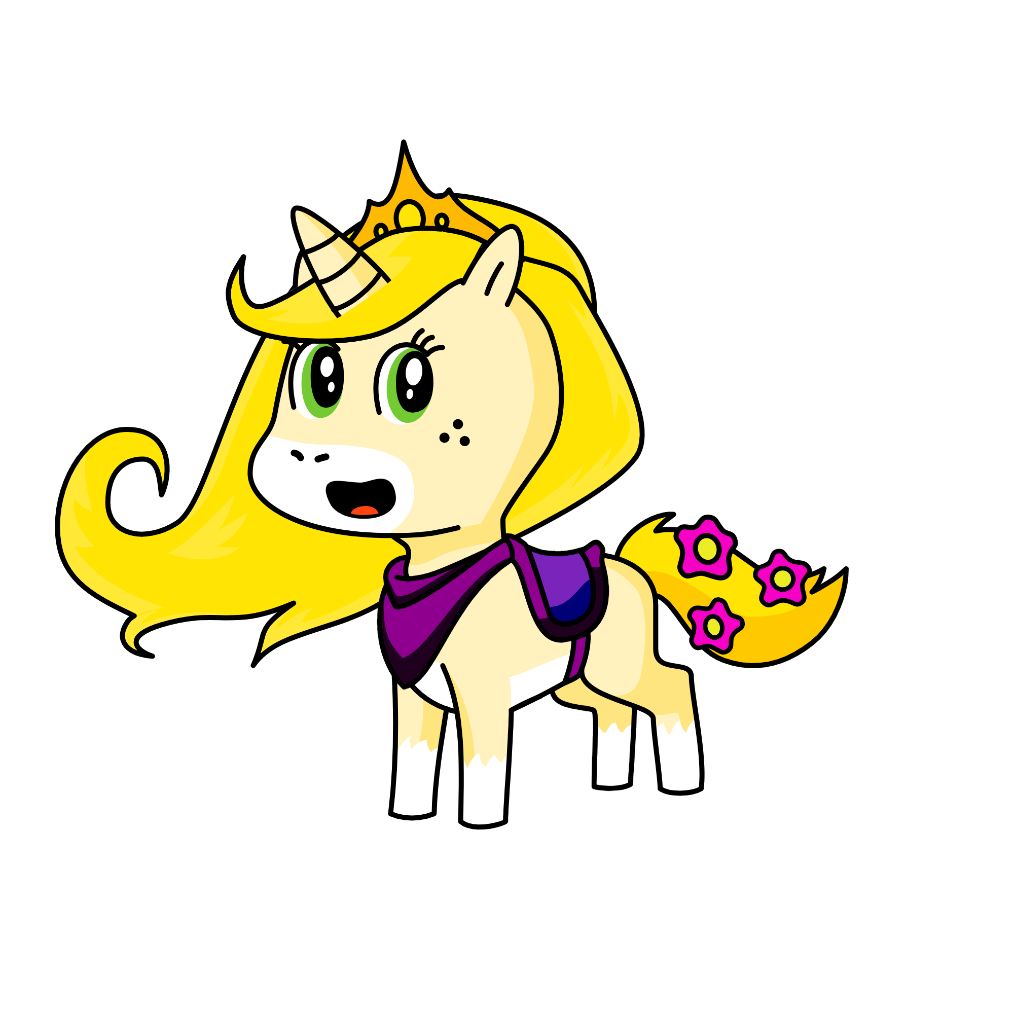 Raponsel, the unicorn
