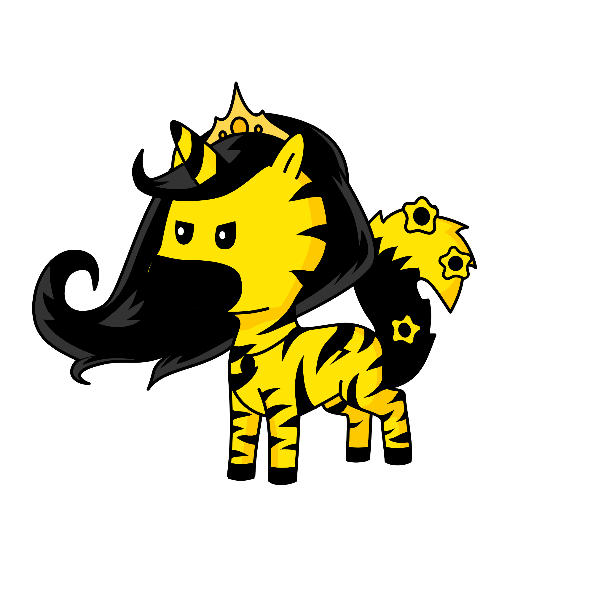 Queen Bee, the unicorn