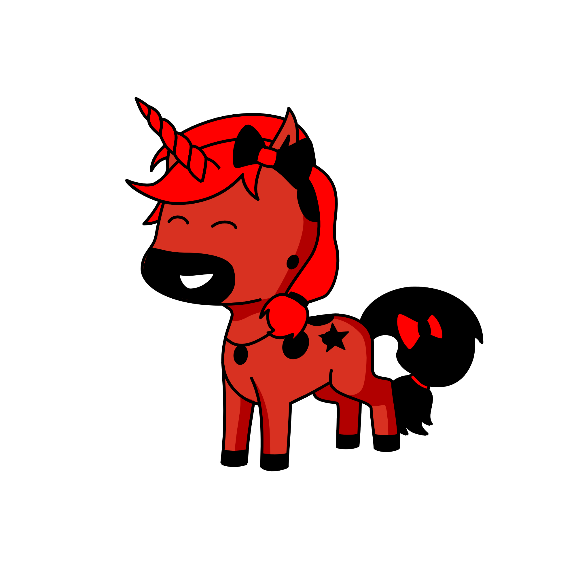 Ladybug, the unicorn