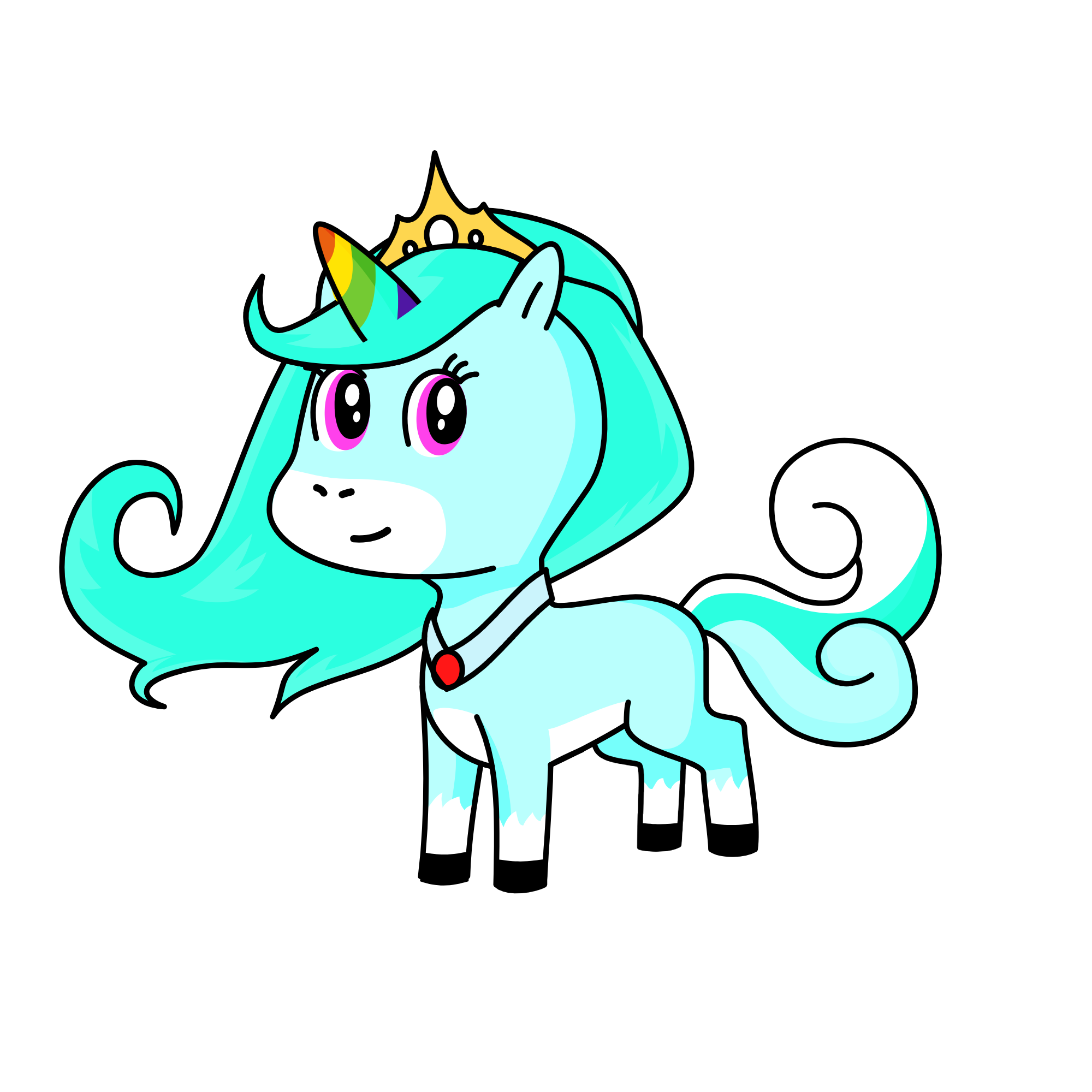 Léa, the unicorn