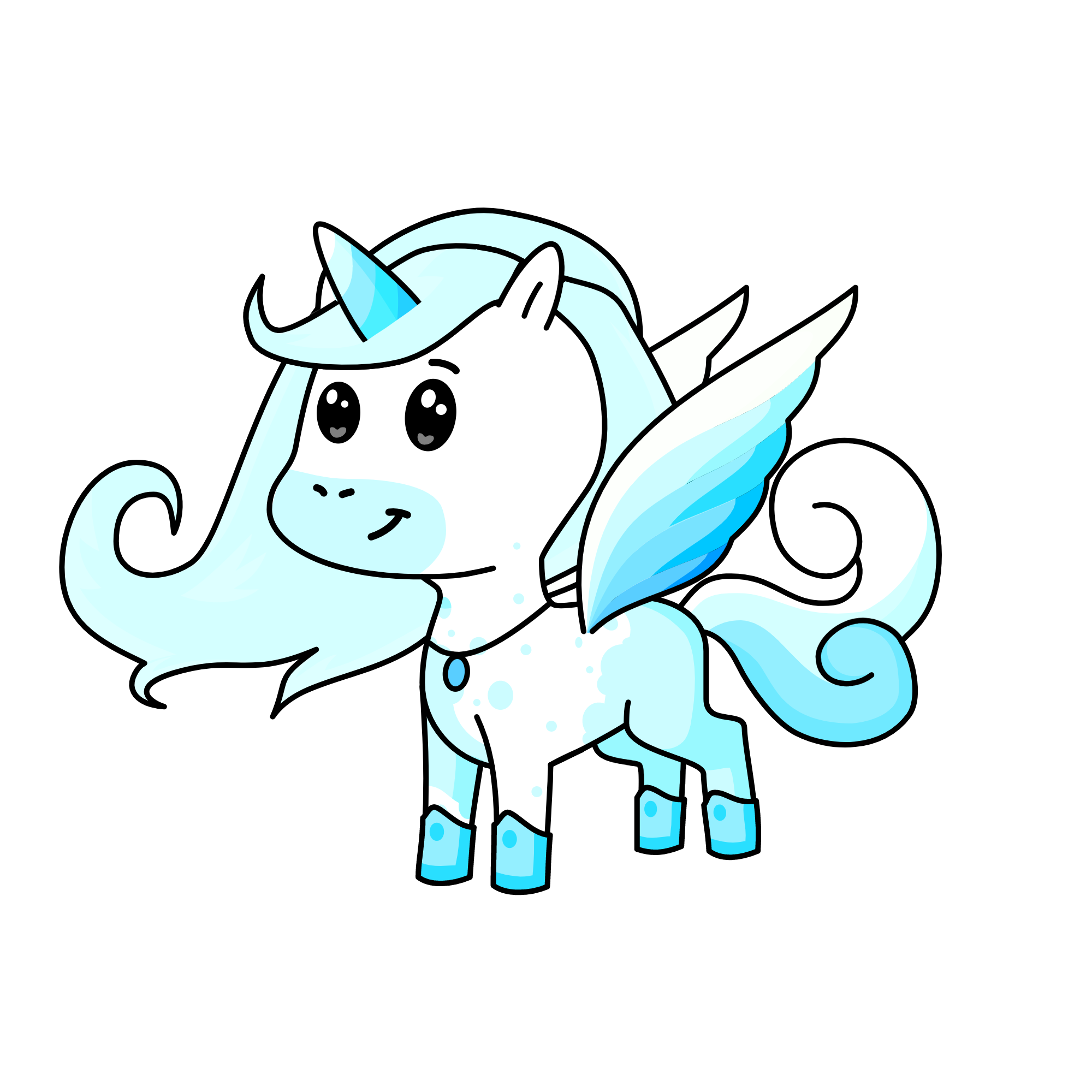 cloud, the unicorn
