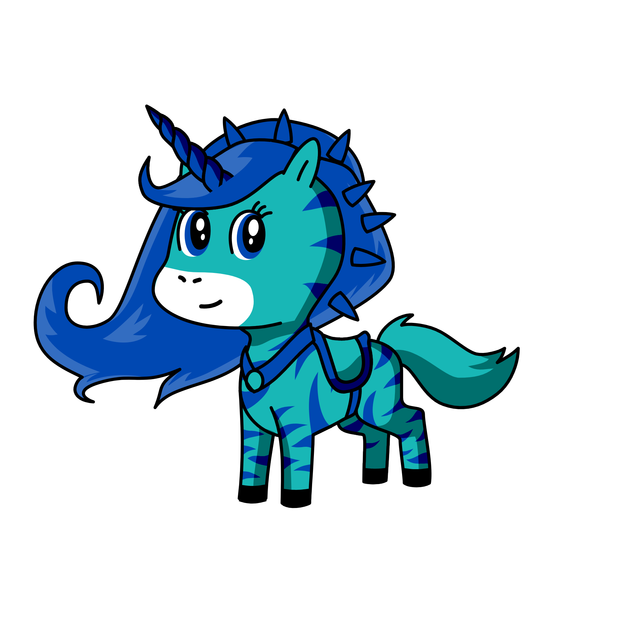 cool kide, the unicorn