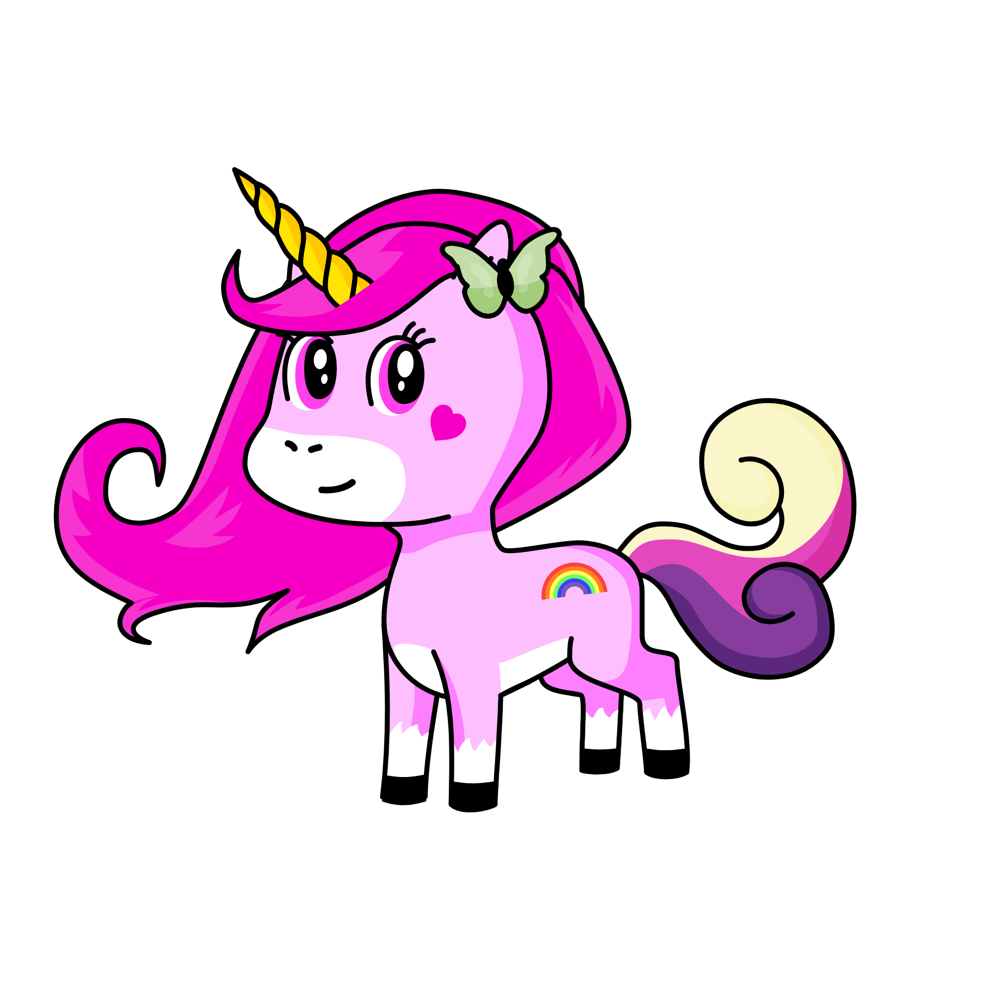 flower, the unicorn