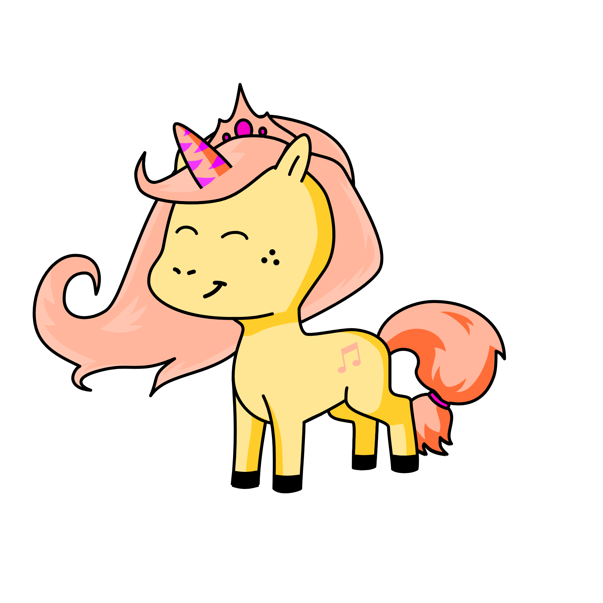 Sandy, the unicorn