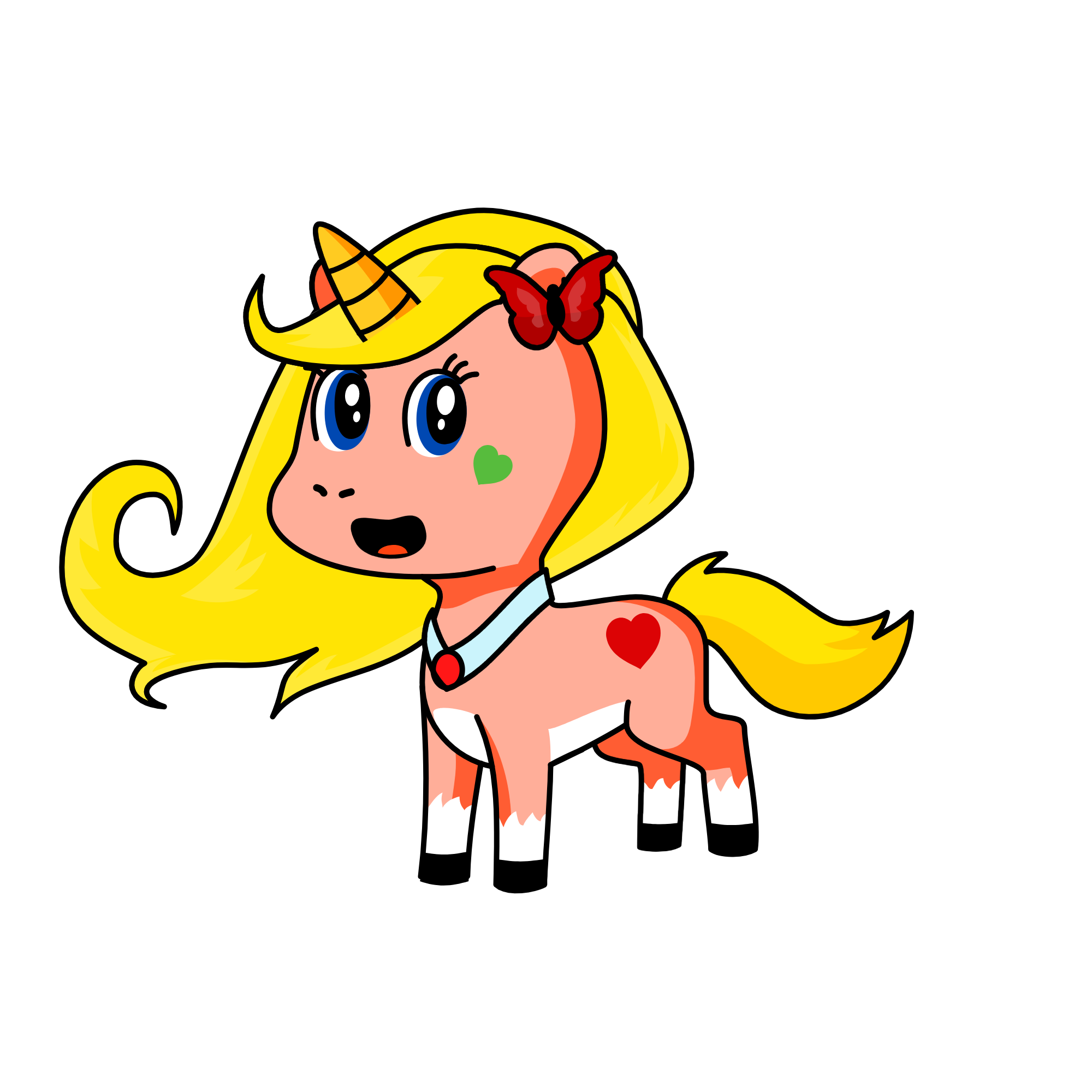 Beauty, the unicorn