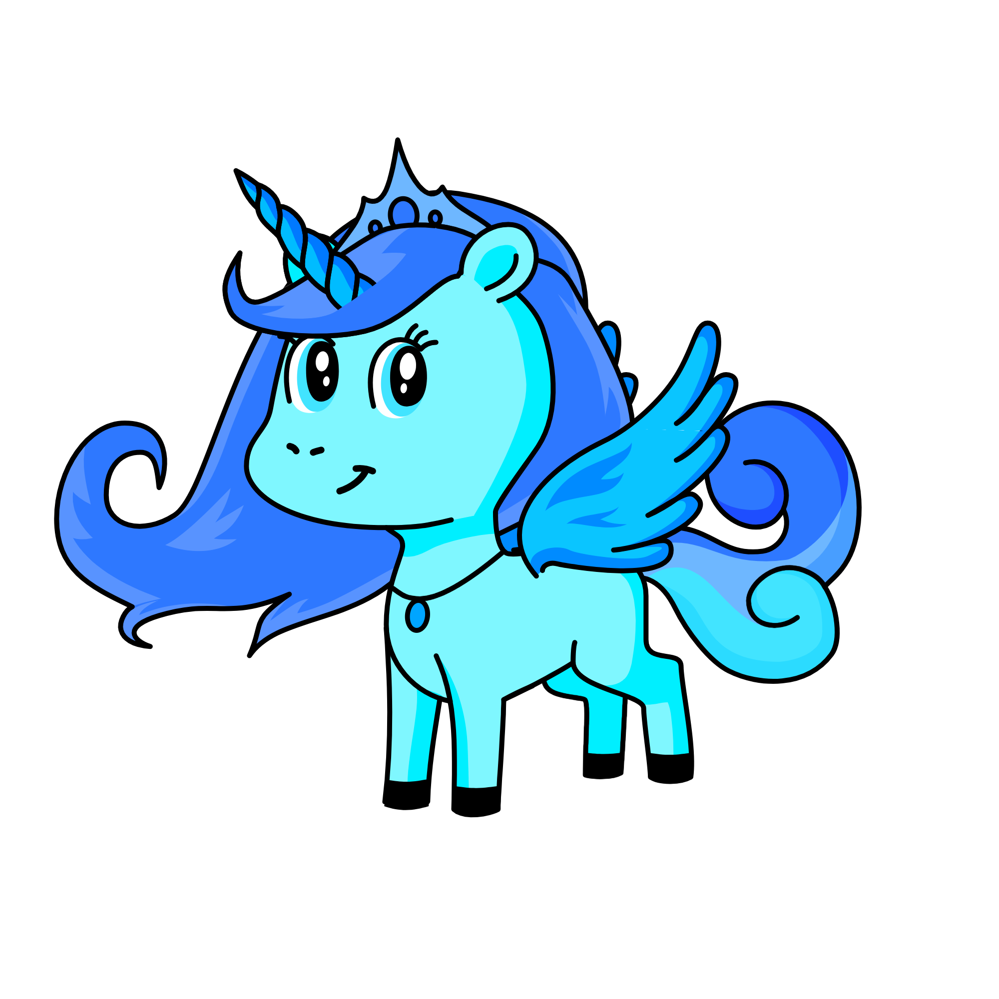 Krystal, the unicorn