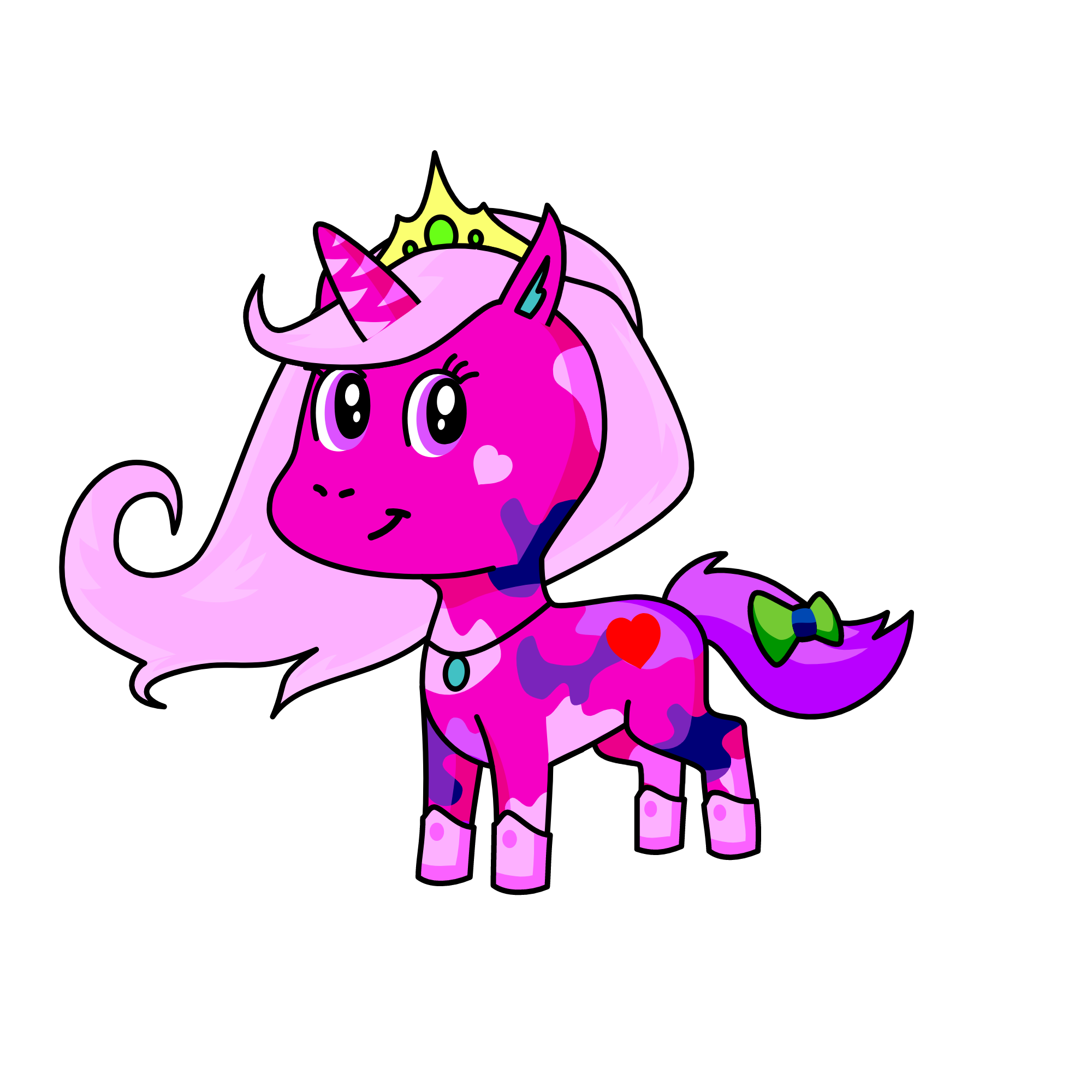LIGHT QUEEN, the unicorn